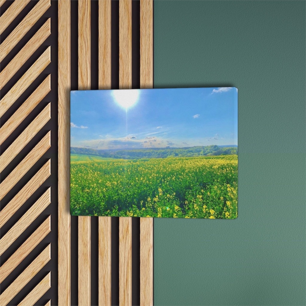 LIMITED EDITION Unique Satin Canvas, "Spring Time in England" - Image 2