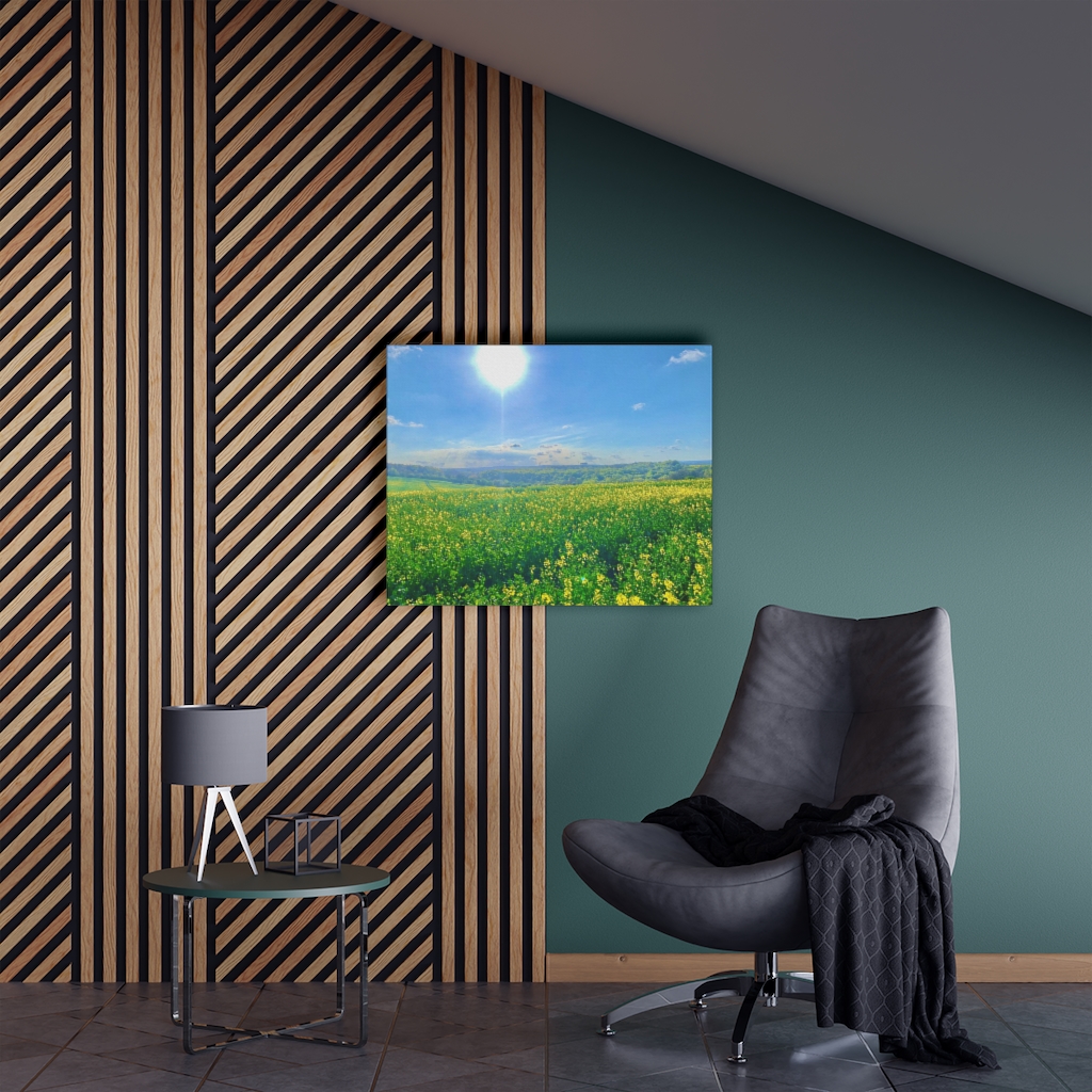 LIMITED EDITION Unique Satin Canvas, "Spring Time in England" - Image 5