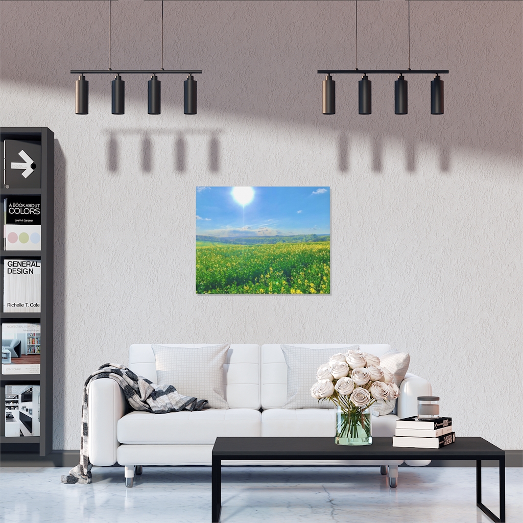 LIMITED EDITION Unique Satin Canvas, "Spring Time in England" - Image 6