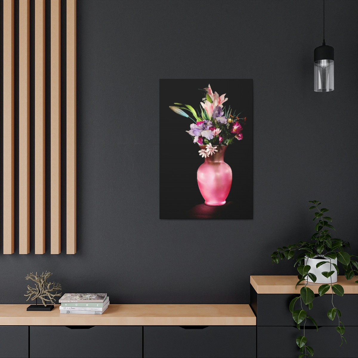 Pink Vase and Flowers - Image 4