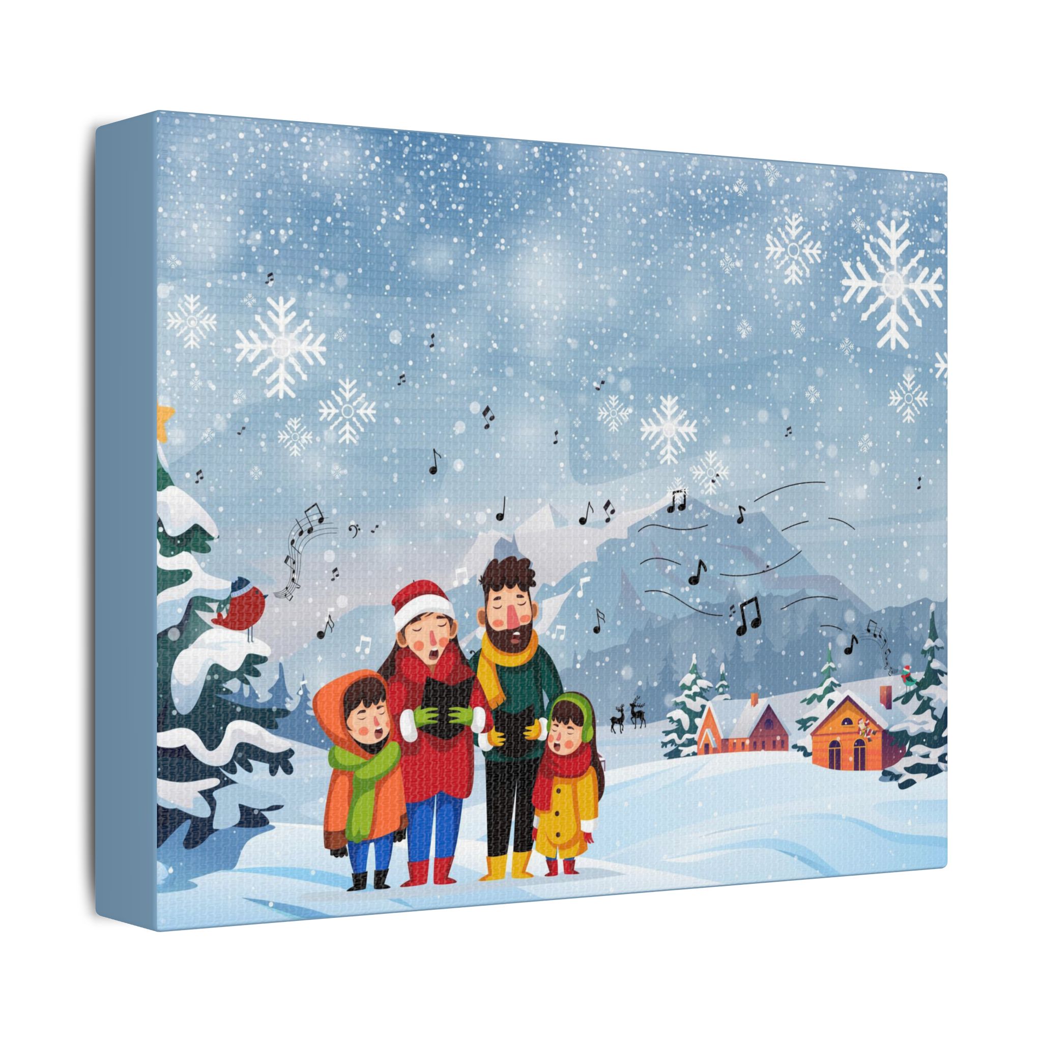 Festive Singers in The Snow - Image 2