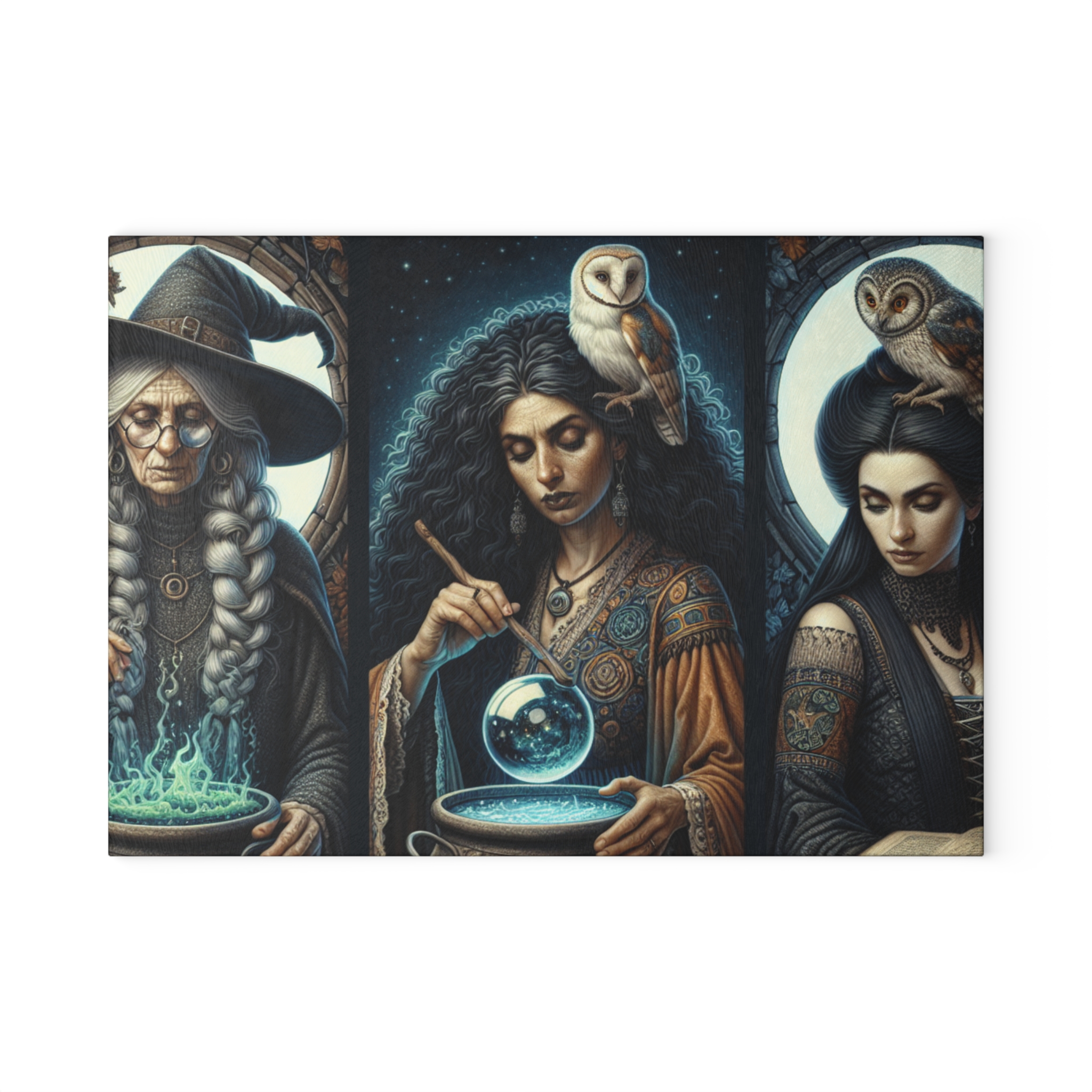 The Three Witches Glass Cutting Board - Image 2