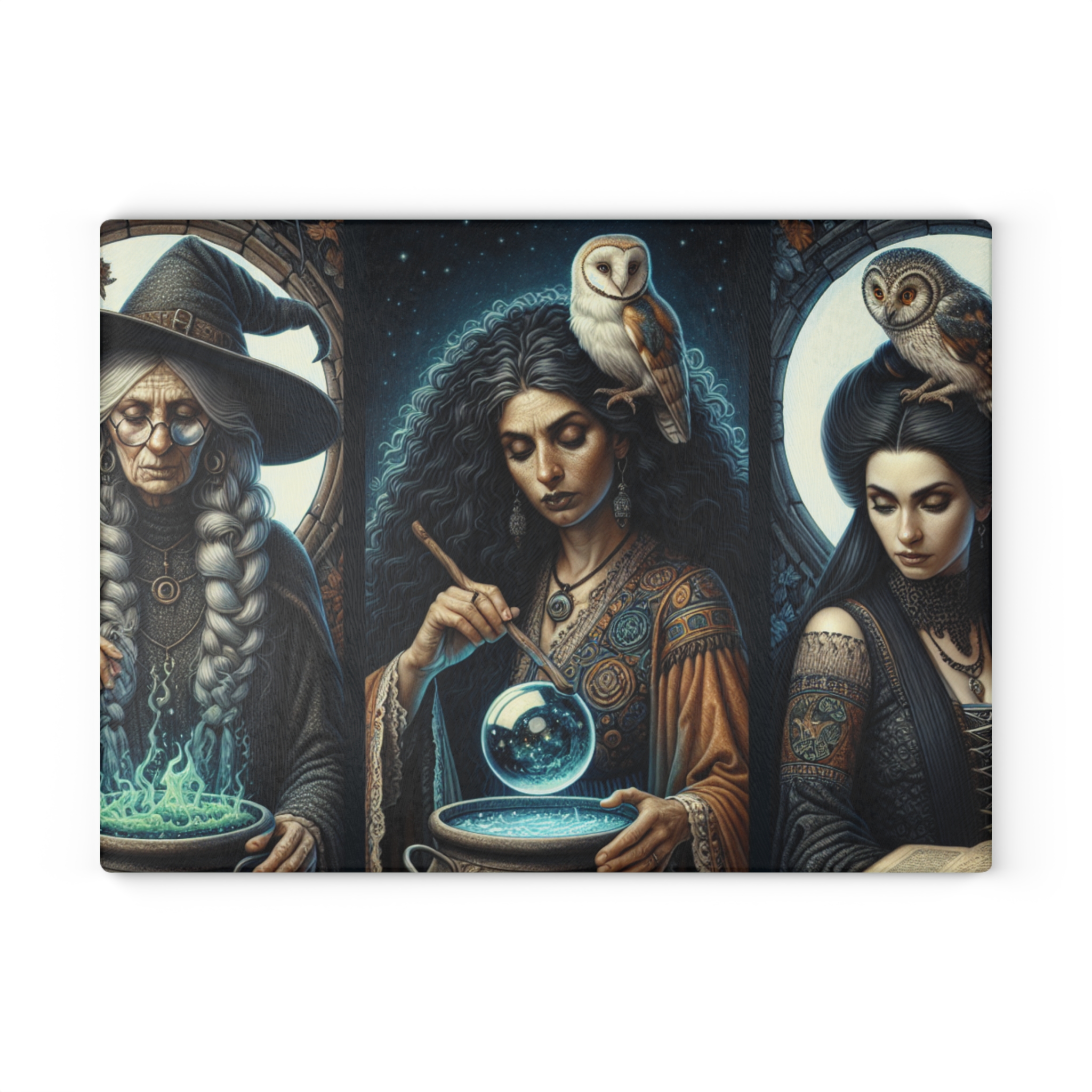 The Three Witches Glass Cutting Board - Image 5