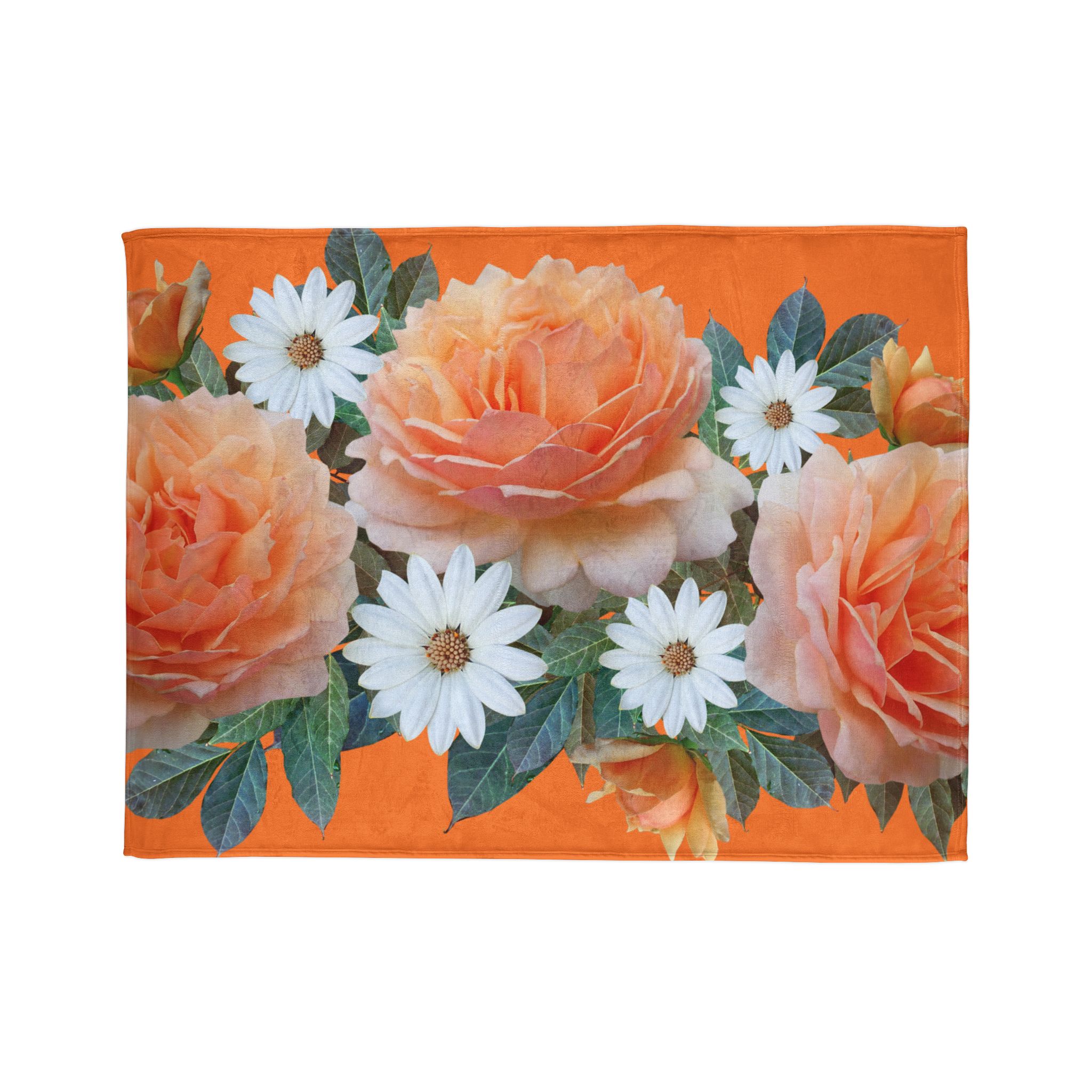 Soft Polyester Blanket of Flowers - Image 2