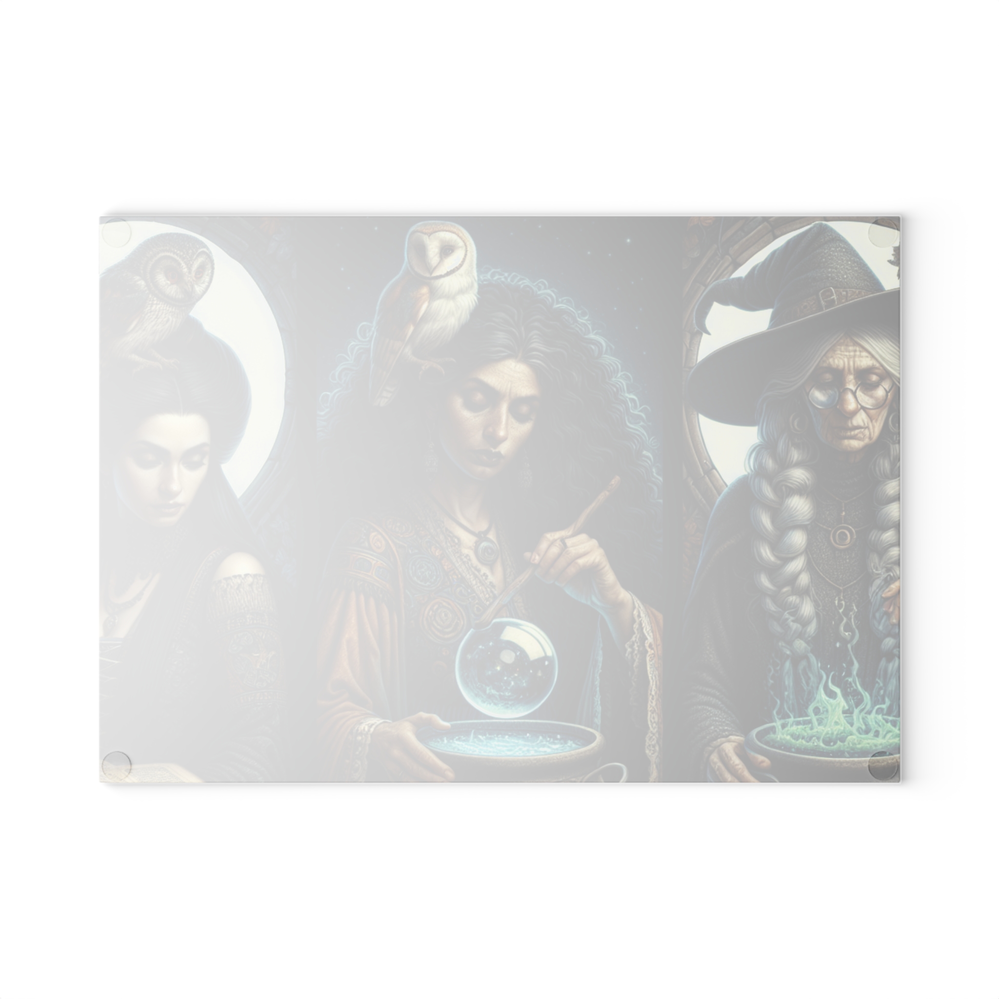 The Three Witches Glass Cutting Board - Image 3
