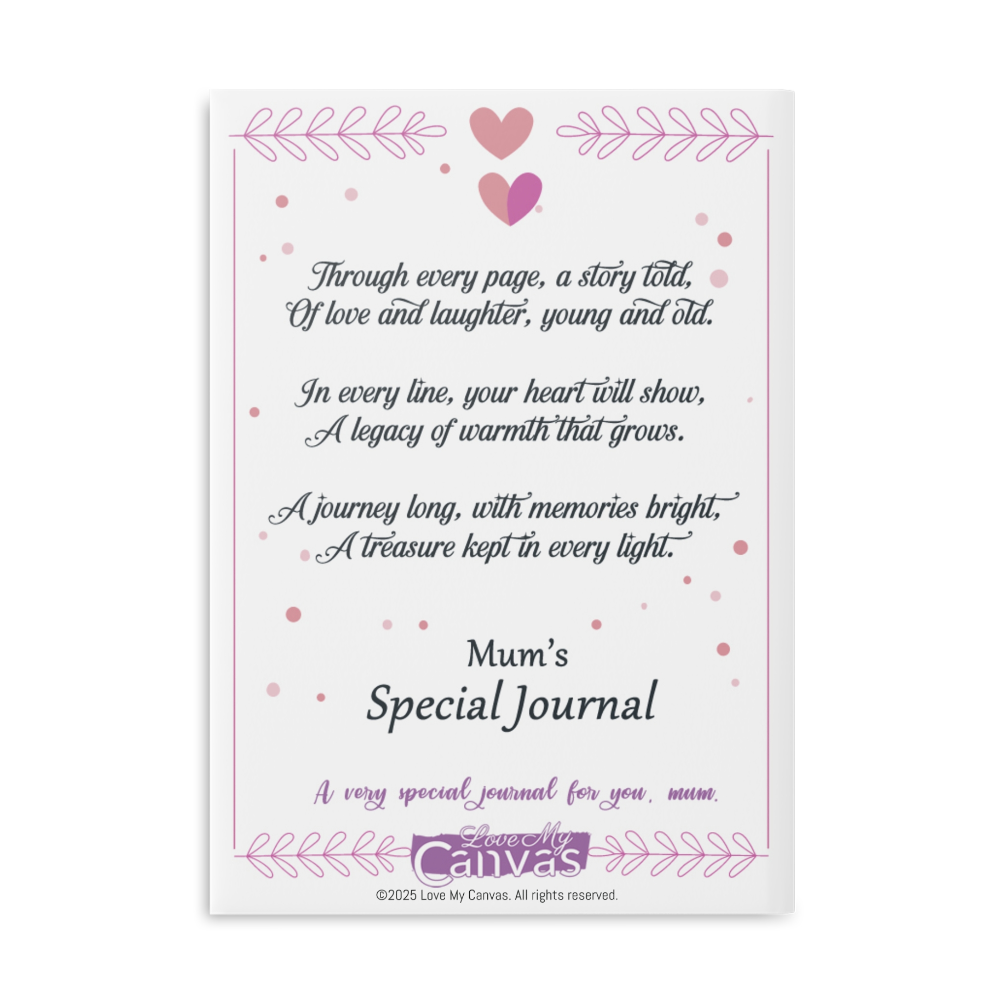 Mum's Special Journal - Luxury Puffy Cover - Image 18