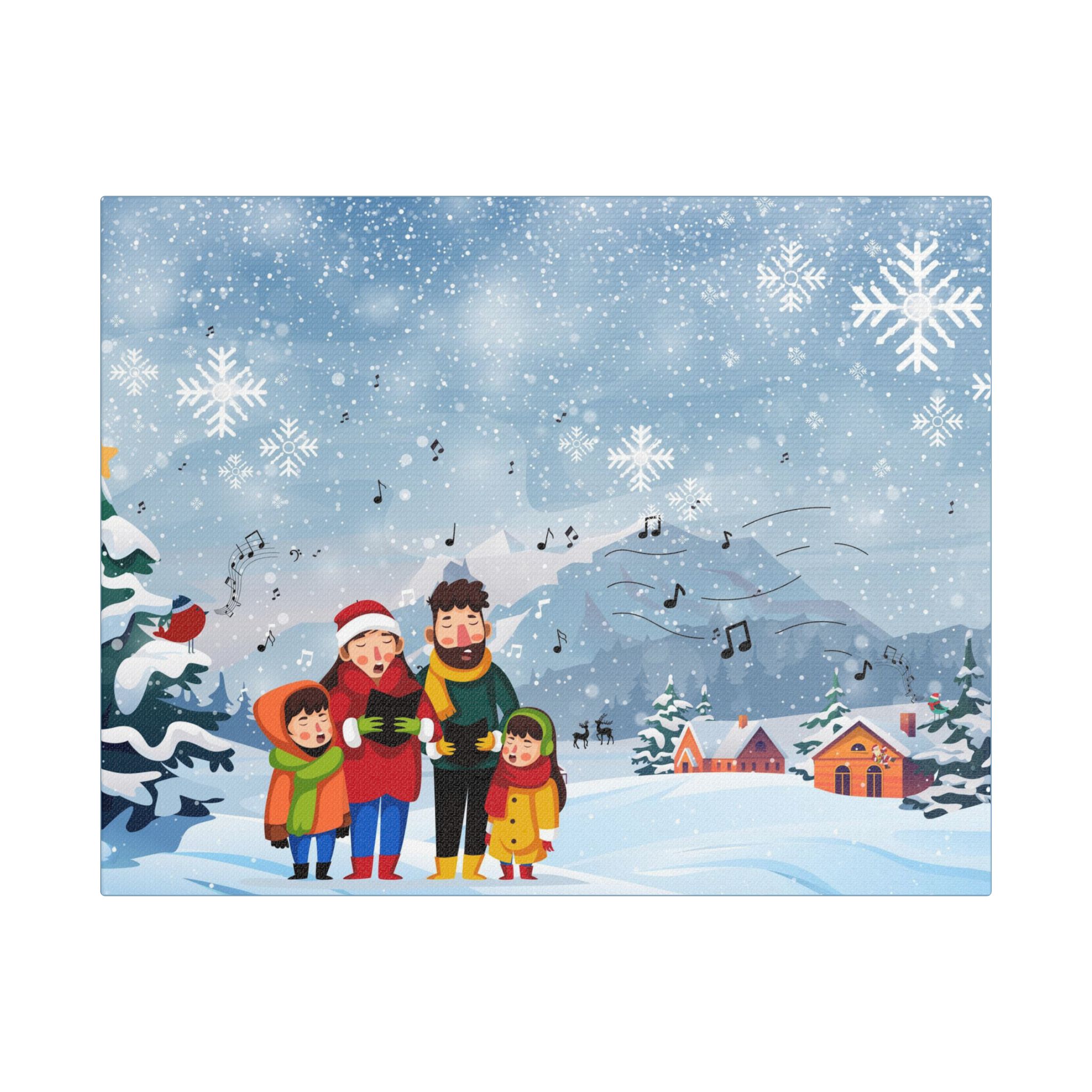 Festive Singers in The Snow - Image 5