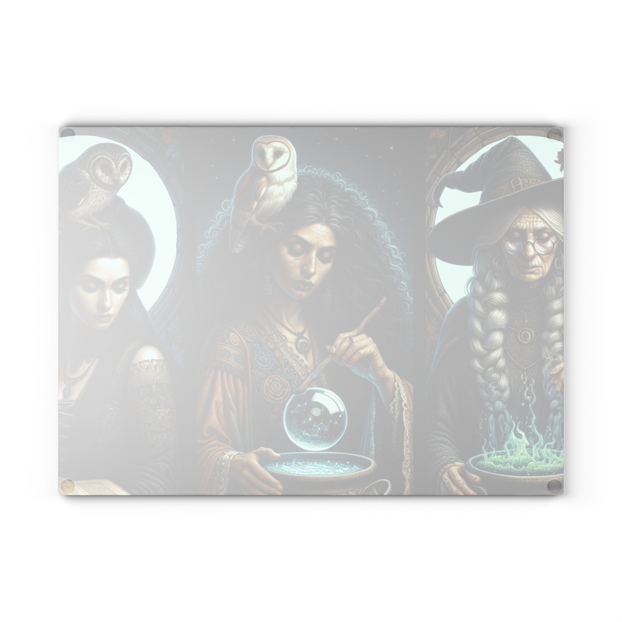 The Three Witches Glass Cutting Board - Image 6