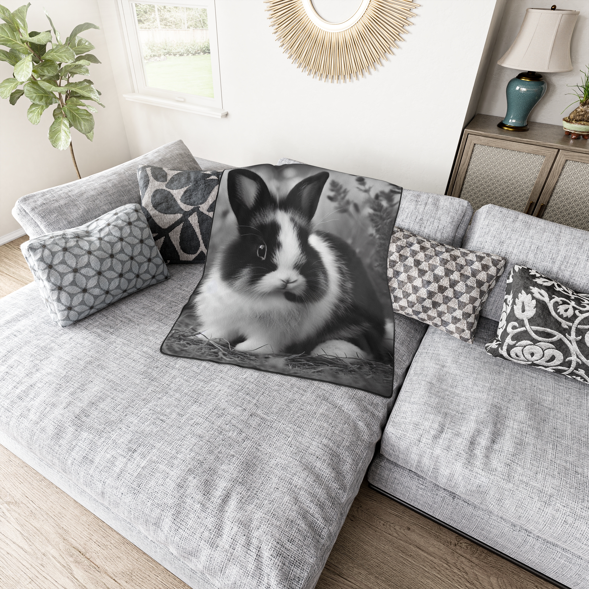 Norwegian Dwarf Rabbit Blanket