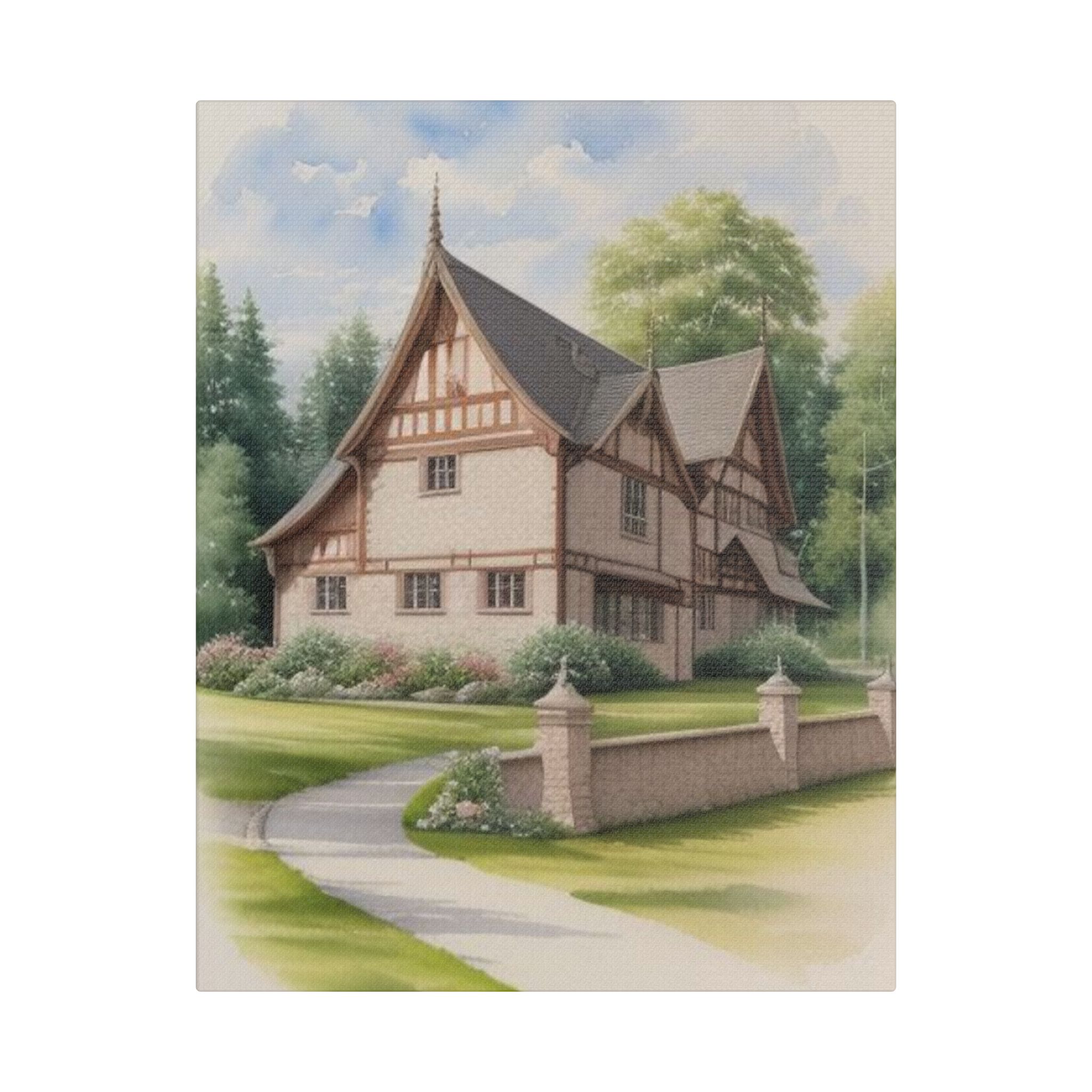 Canvas Art: The Worcestershire Collection Spring House In Worcester - Image 13