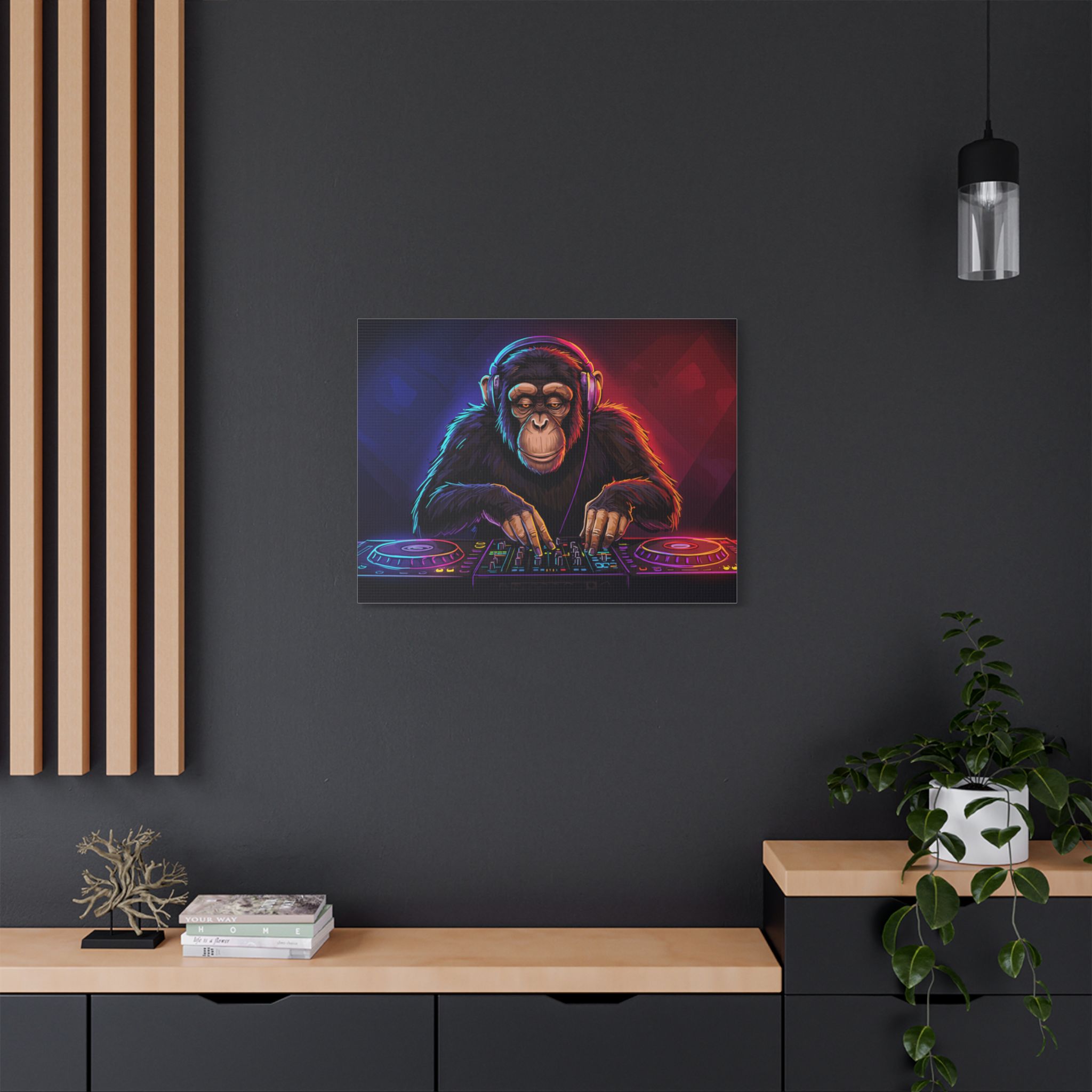 DJ Zoo™ - Monkey Beatz - Limited Canvas - Image 4