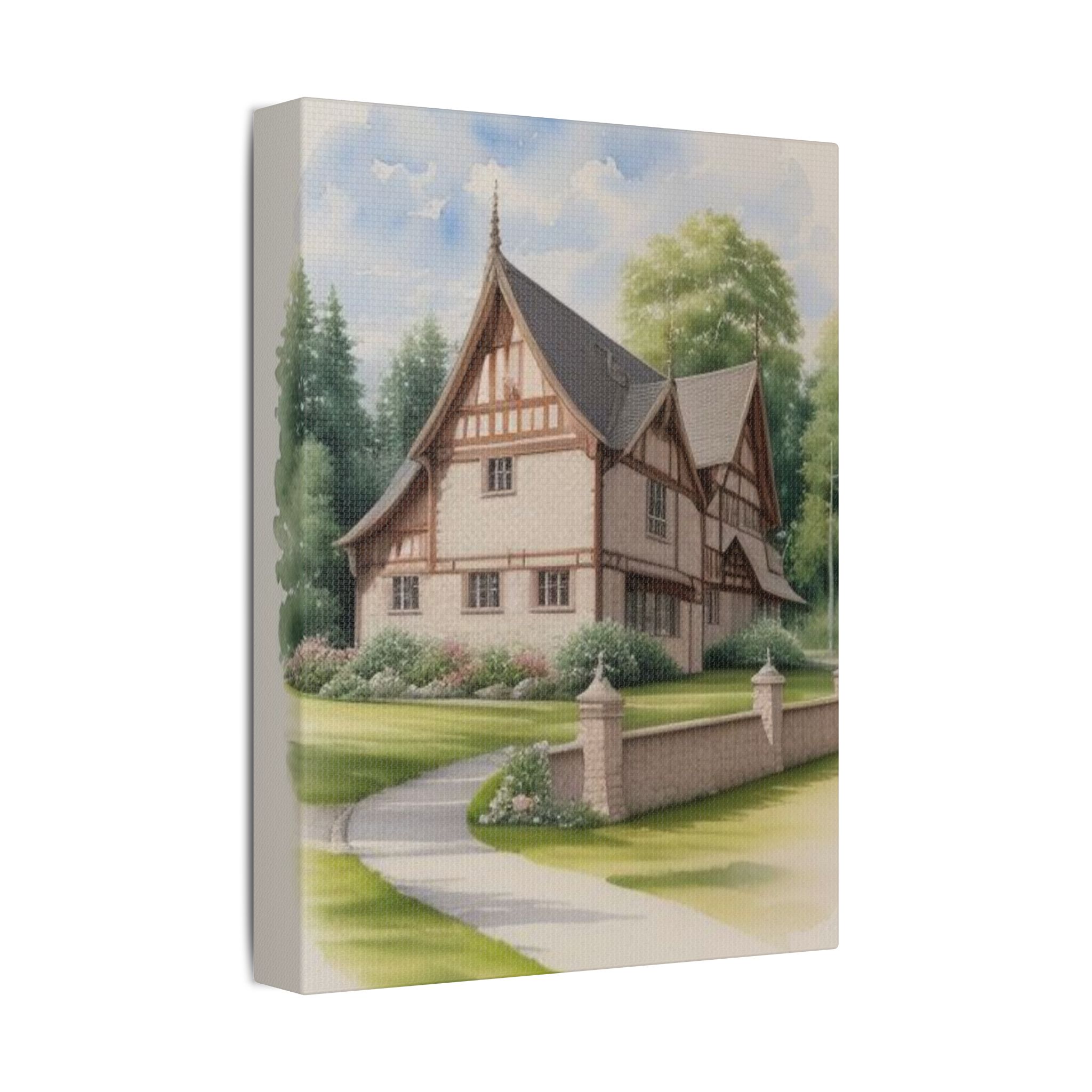 Canvas Art: The Worcestershire Collection Spring House In Worcester - Image 10