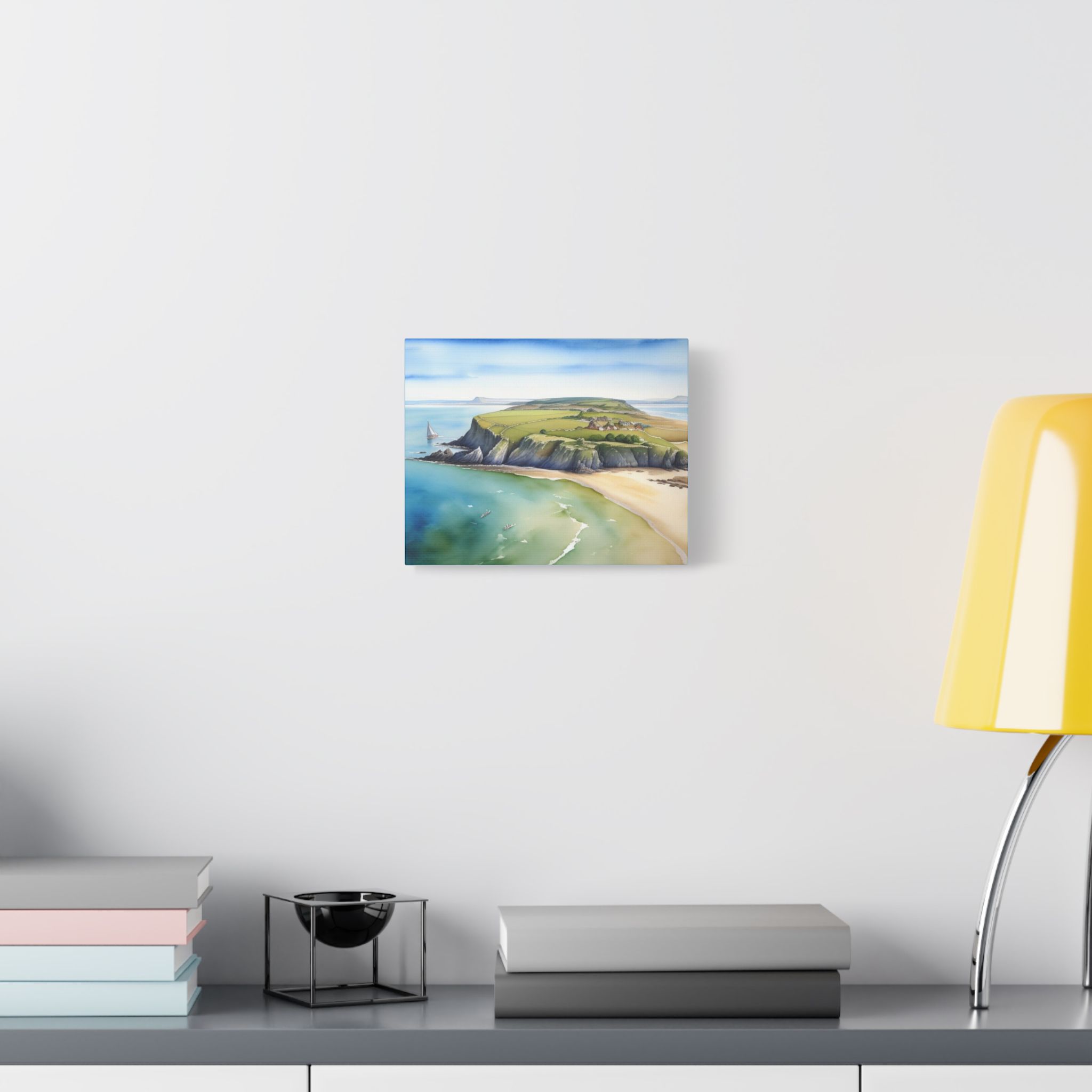 Canvas Wall Art - The Seaside Collection Welcome To Coastline Of Holy Island - Image 7