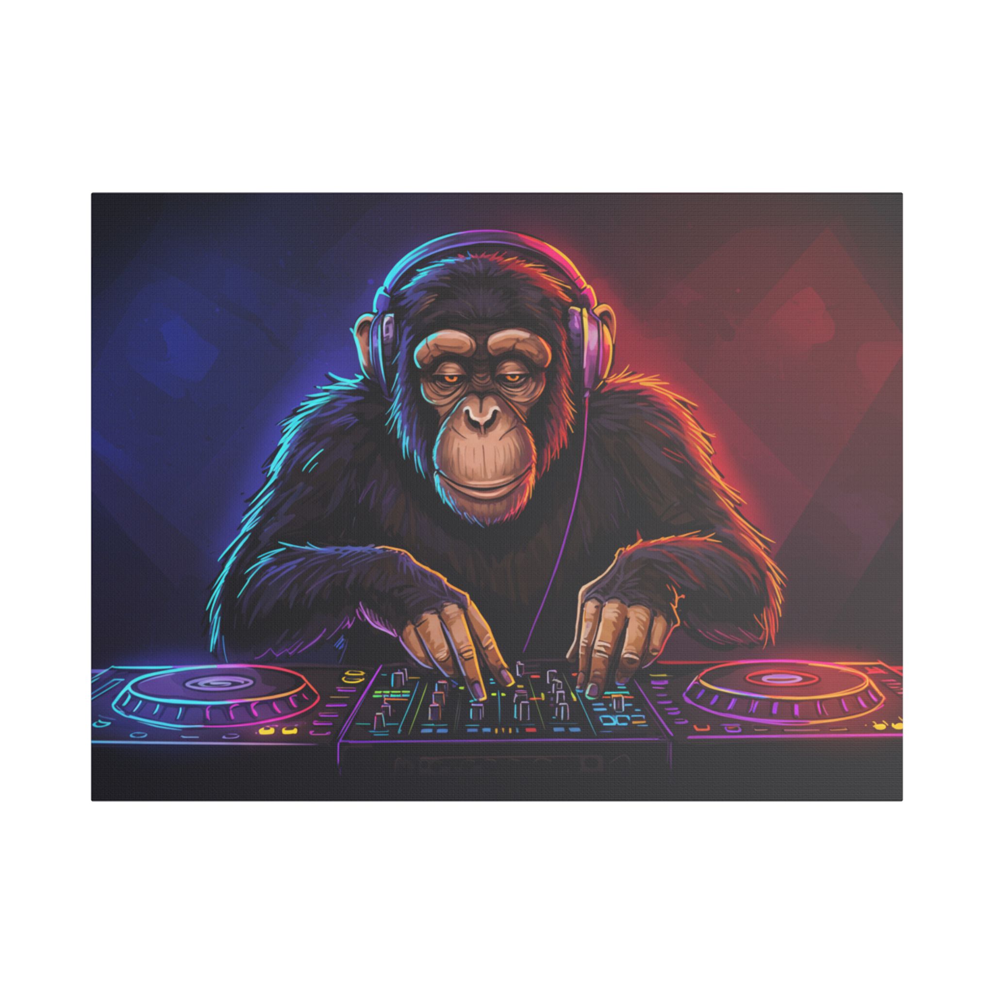 DJ Zoo™ - Monkey Beatz - Limited Canvas - Image 2