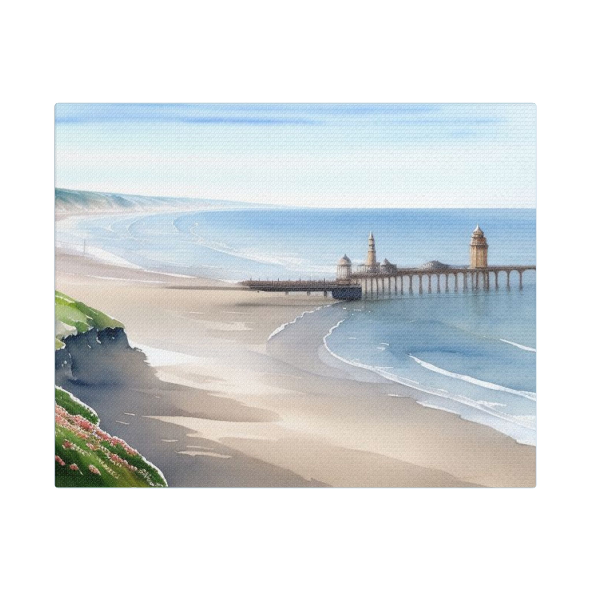 Canvas Art Print - The Seaside Collection This Is Blackpool Coastline - Image 5