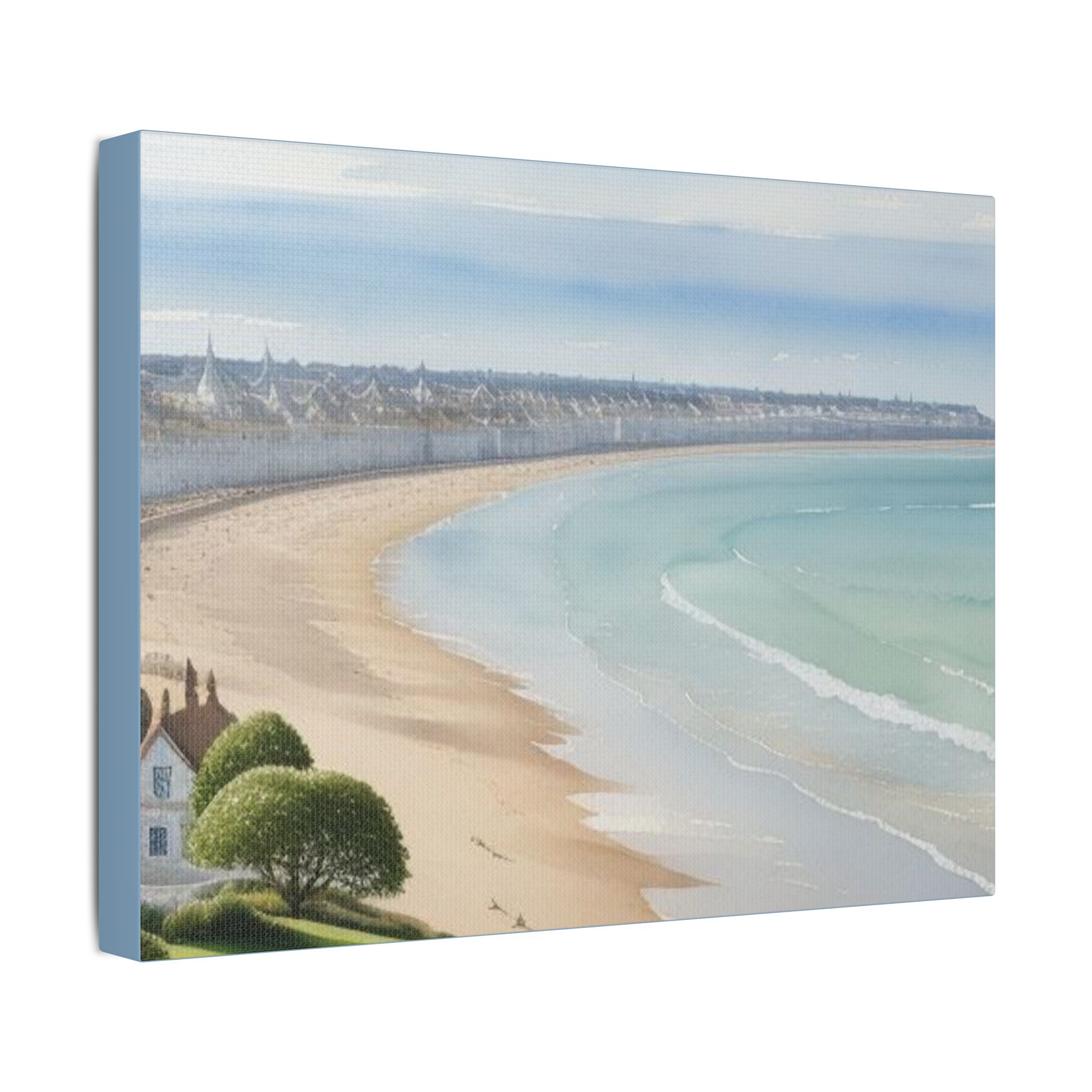 Canvas Wall Art - My Home Above The Sea Watching The World Go By - Image 18