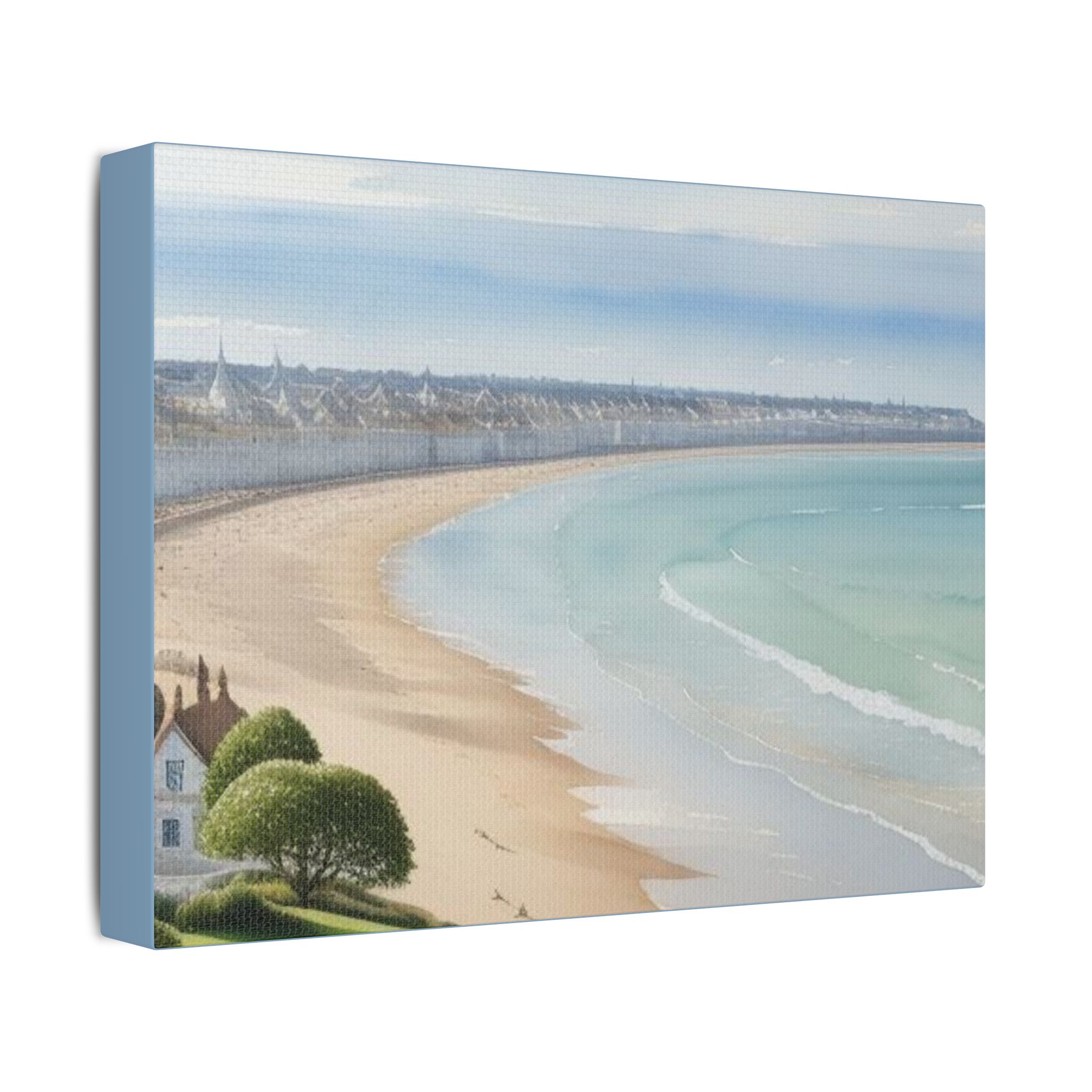 Canvas Wall Art - My Home Above The Sea Watching The World Go By - Image 10