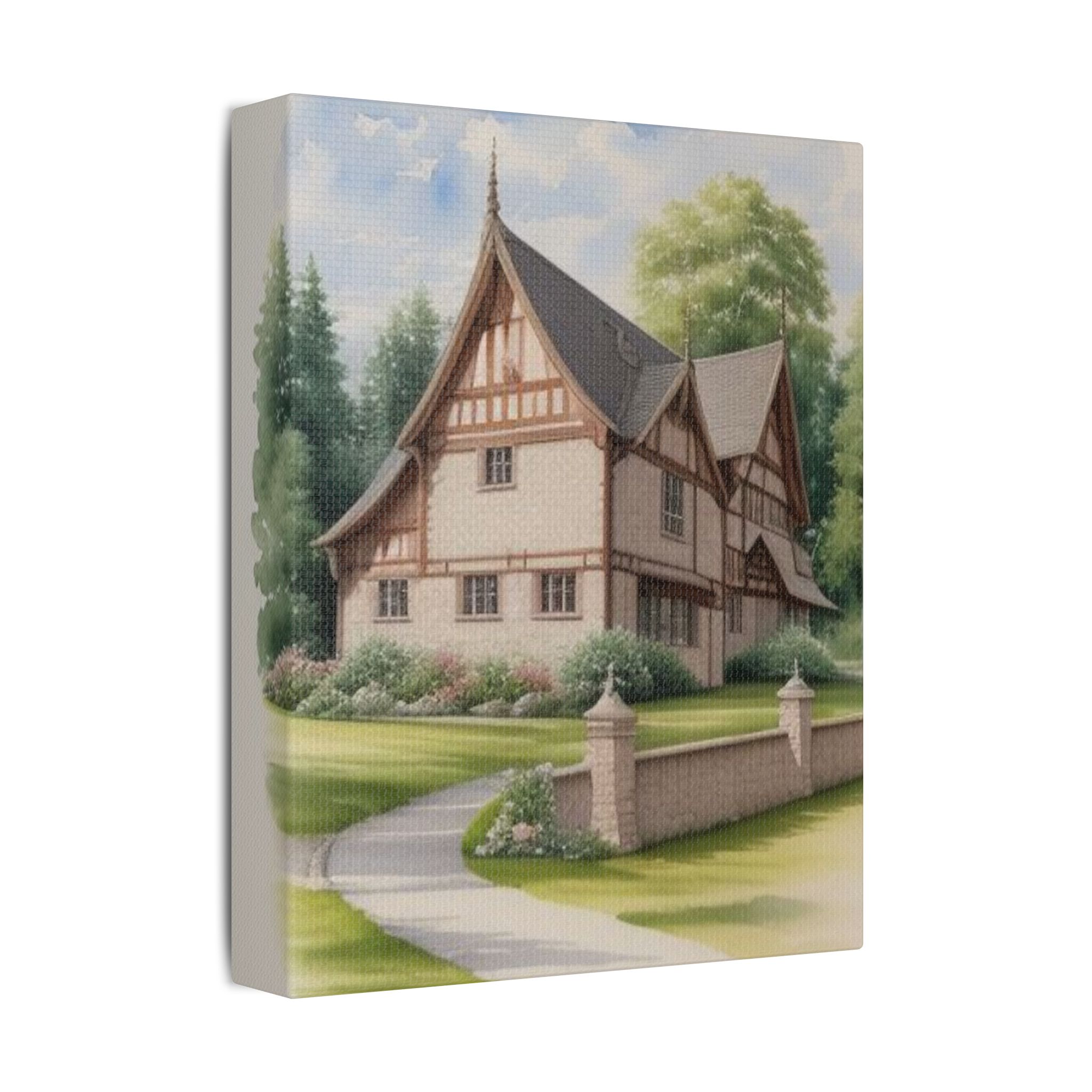 Canvas Art: The Worcestershire Collection Spring House In Worcester - Image 6