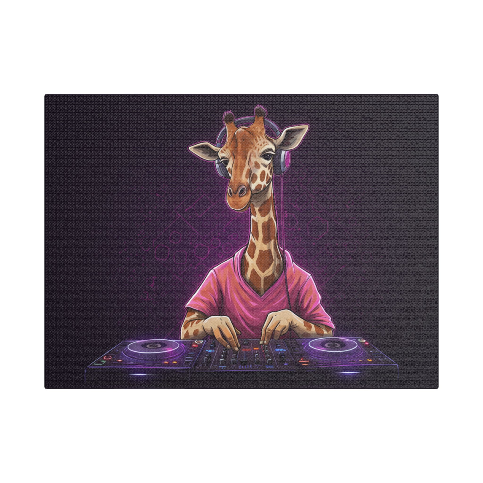 DJ Zoo™ - Giraffe Vibes - Limited Canvas - Image 9