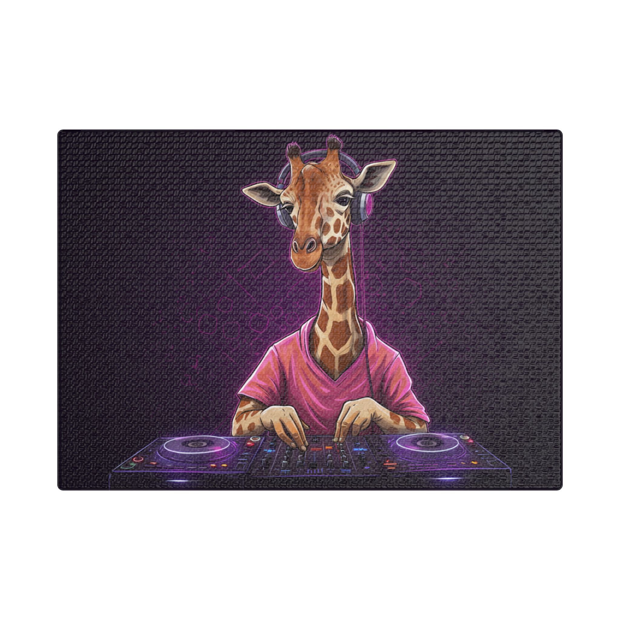DJ Zoo™ - Giraffe Vibes - Limited Canvas - Image 5
