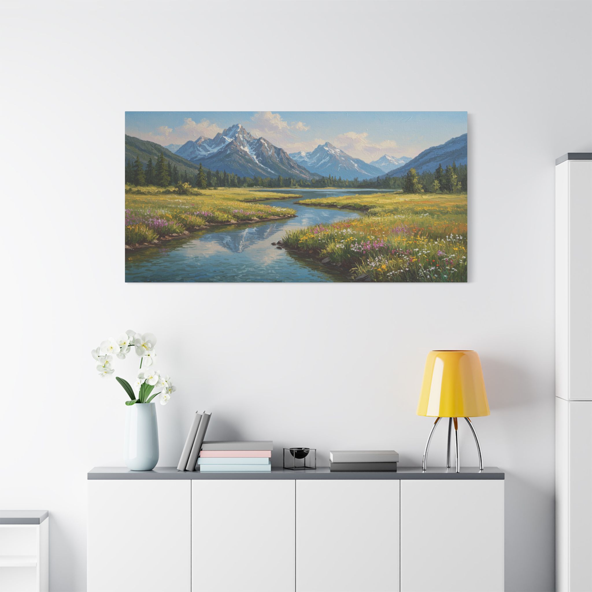 Swiss Valley Collection - Crystal Clear Dreams - Luxury Canvas - Image 3