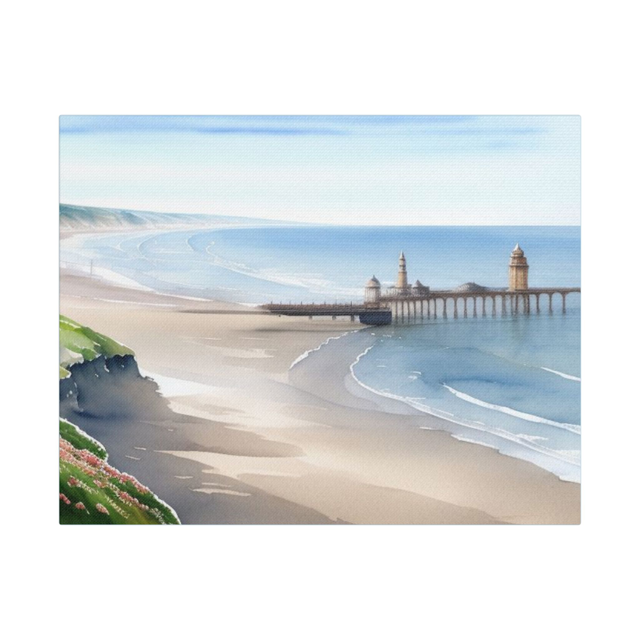 Canvas Art Print - The Seaside Collection This Is Blackpool Coastline - Image 13