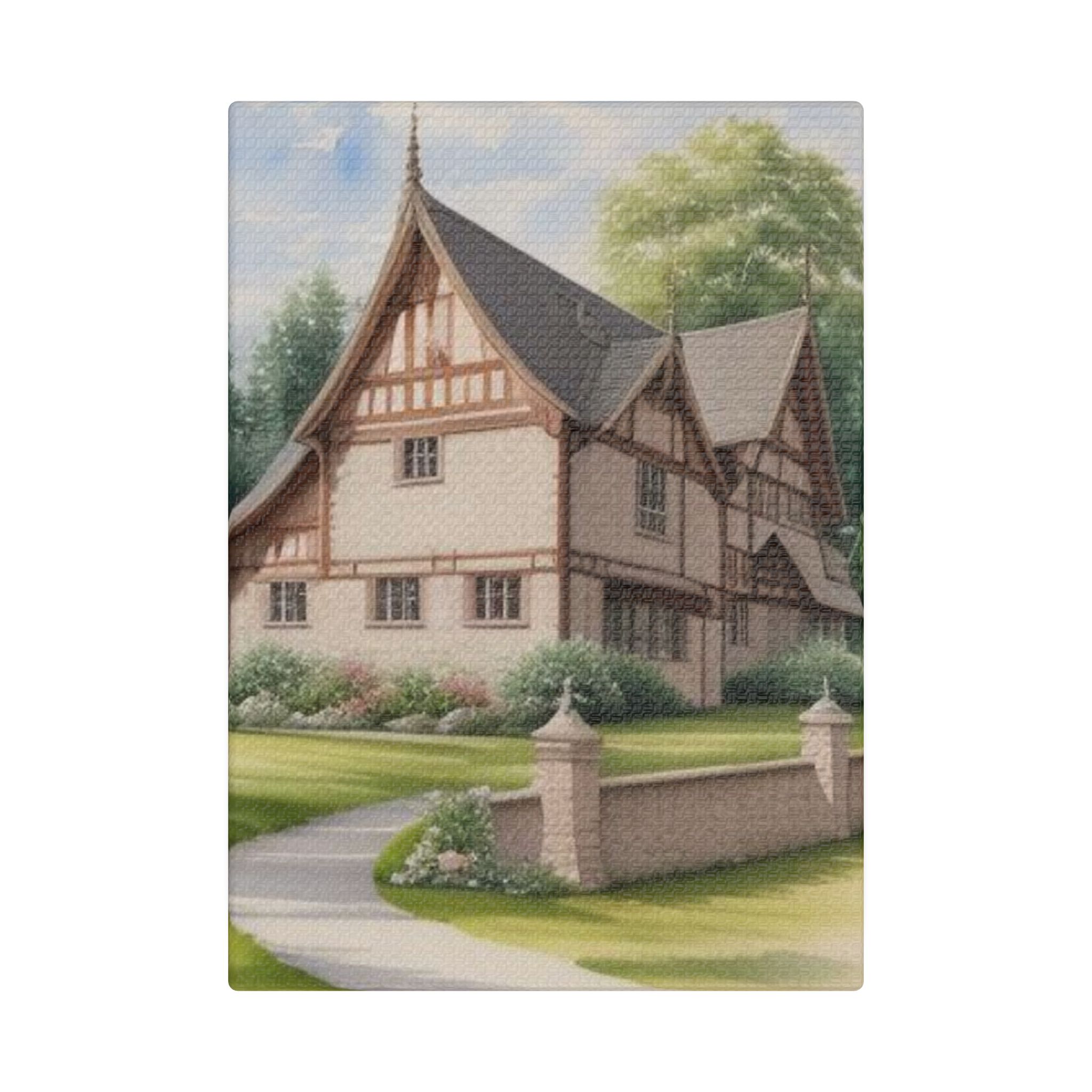 Canvas Art: The Worcestershire Collection Spring House In Worcester
