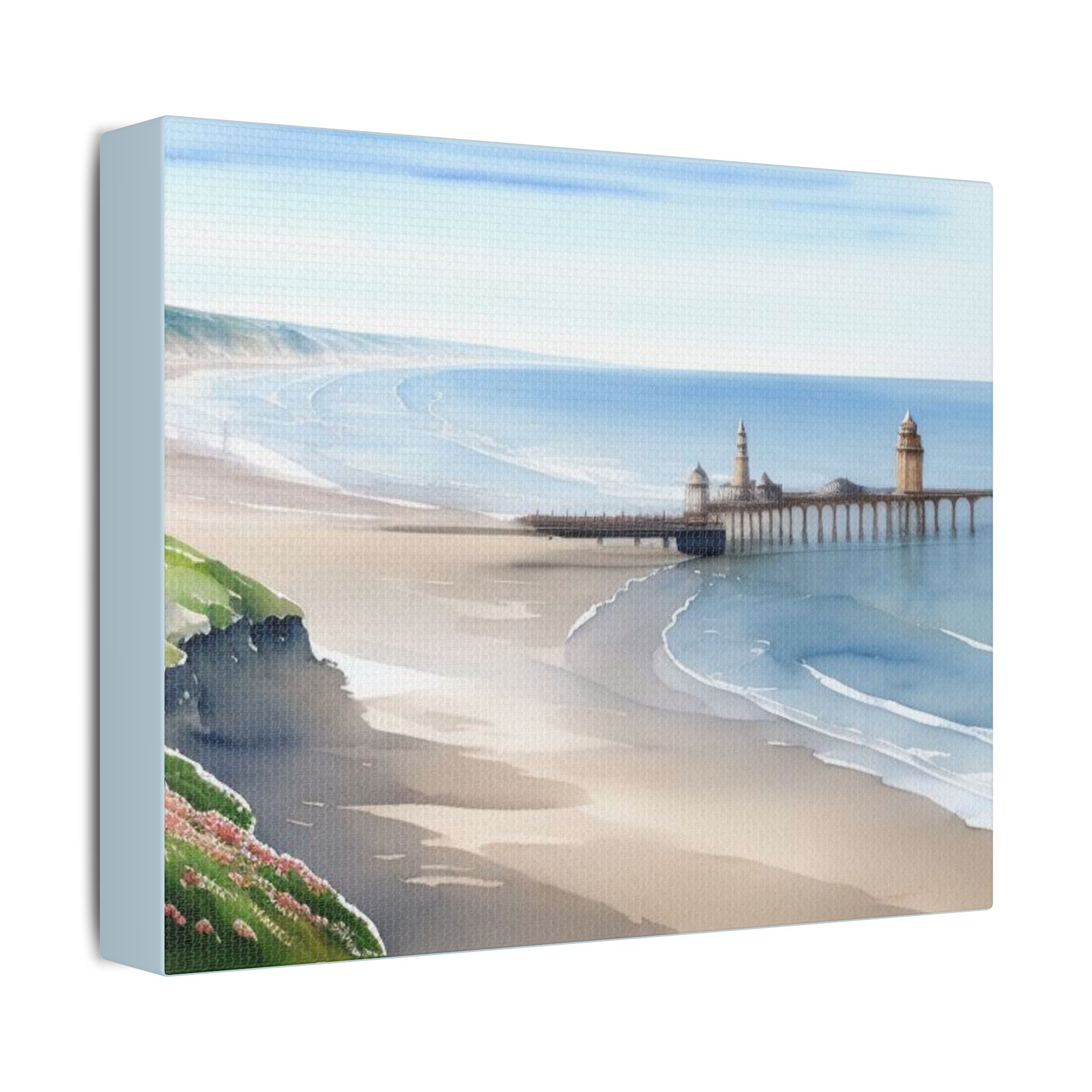Canvas Art Print - The Seaside Collection This Is Blackpool Coastline - Image 6