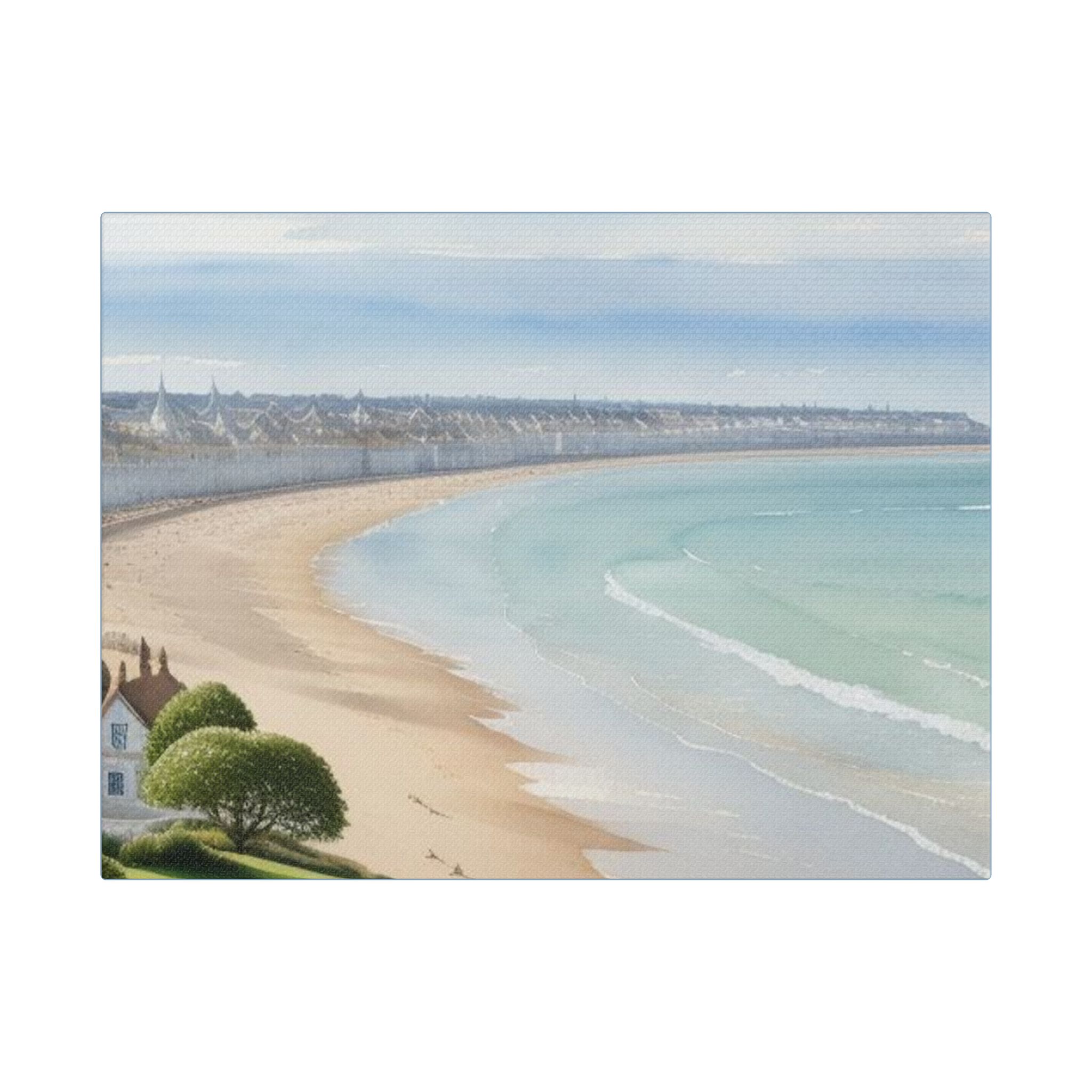 Canvas Wall Art - My Home Above The Sea Watching The World Go By - Image 9
