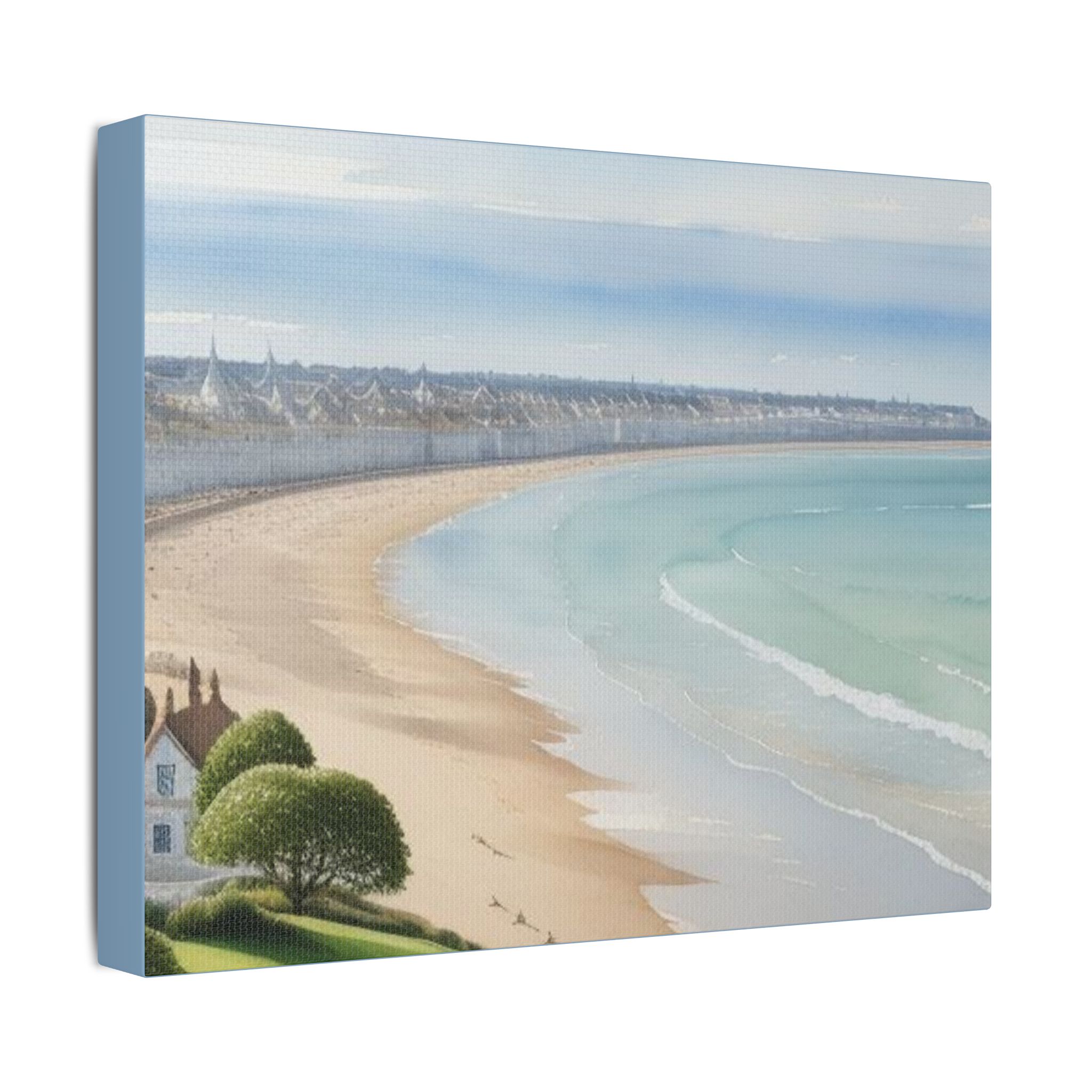 Canvas Wall Art - My Home Above The Sea Watching The World Go By - Image 14