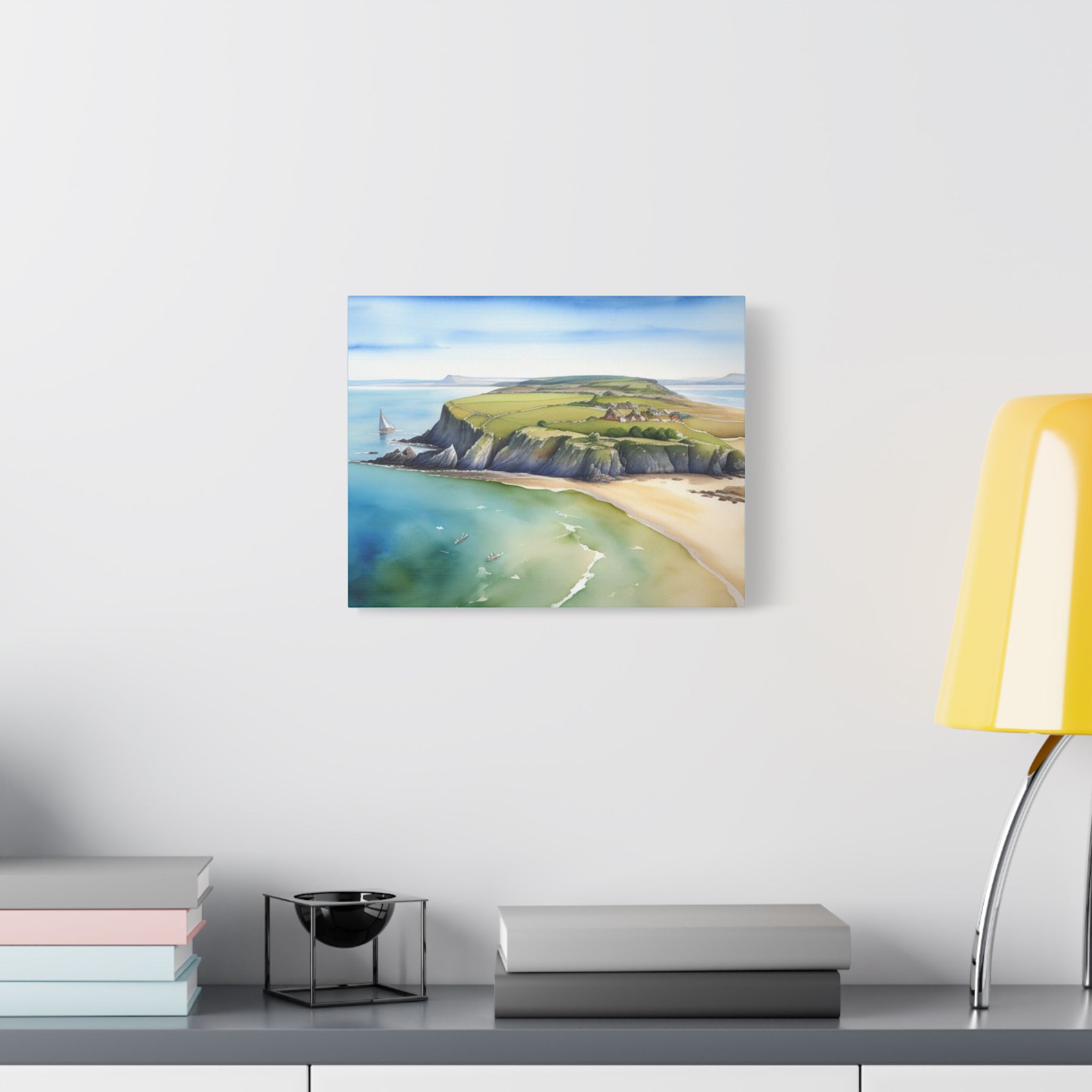 Canvas Wall Art - The Seaside Collection Welcome To Coastline Of Holy Island - Image 15