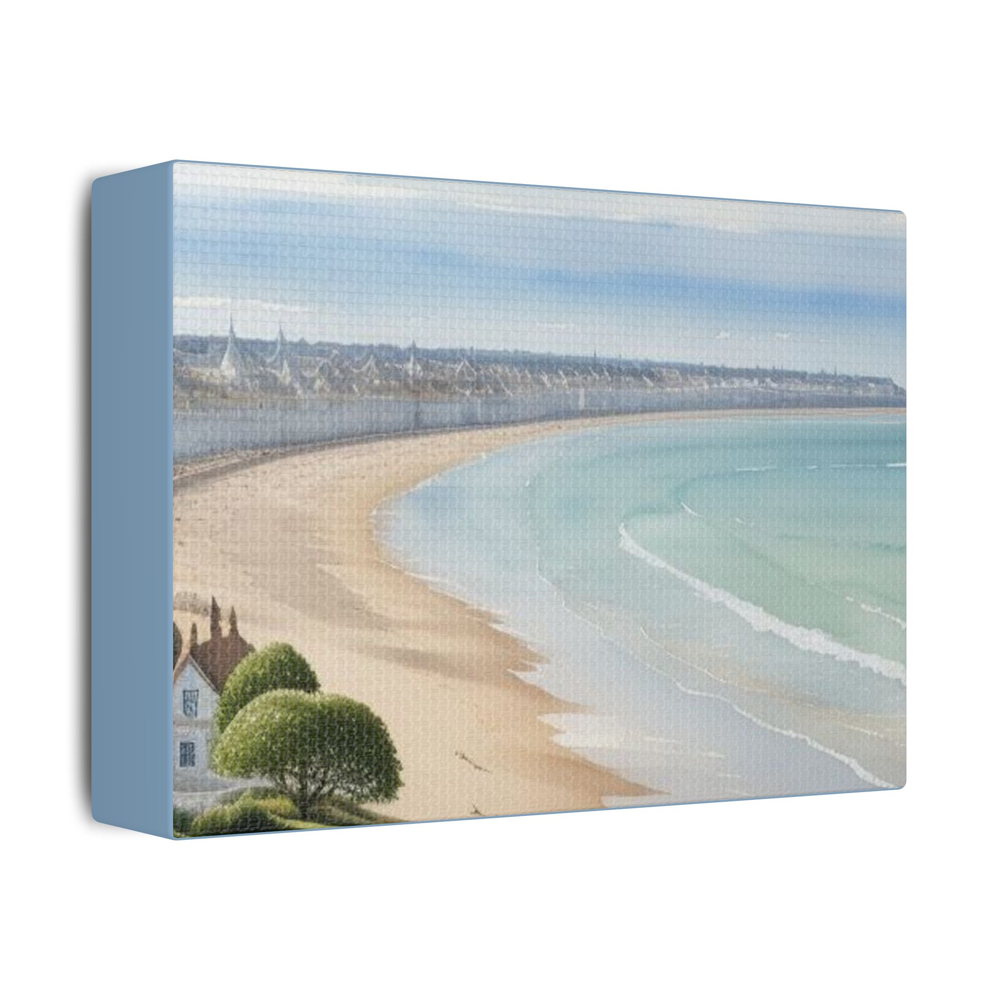 Canvas Wall Art - My Home Above The Sea Watching The World Go By - Image 2