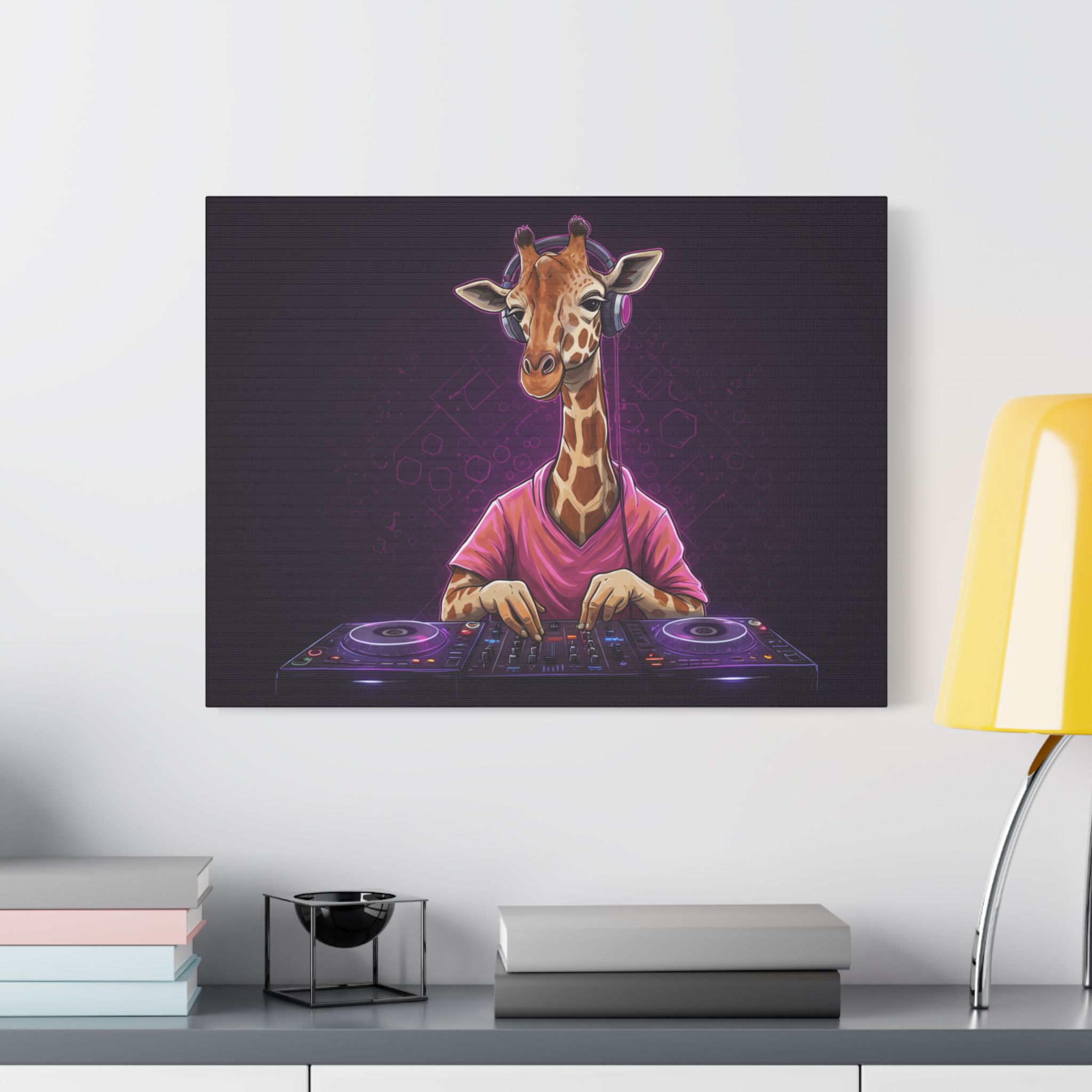 DJ Zoo™ - Giraffe Vibes - Limited Canvas - Image 19