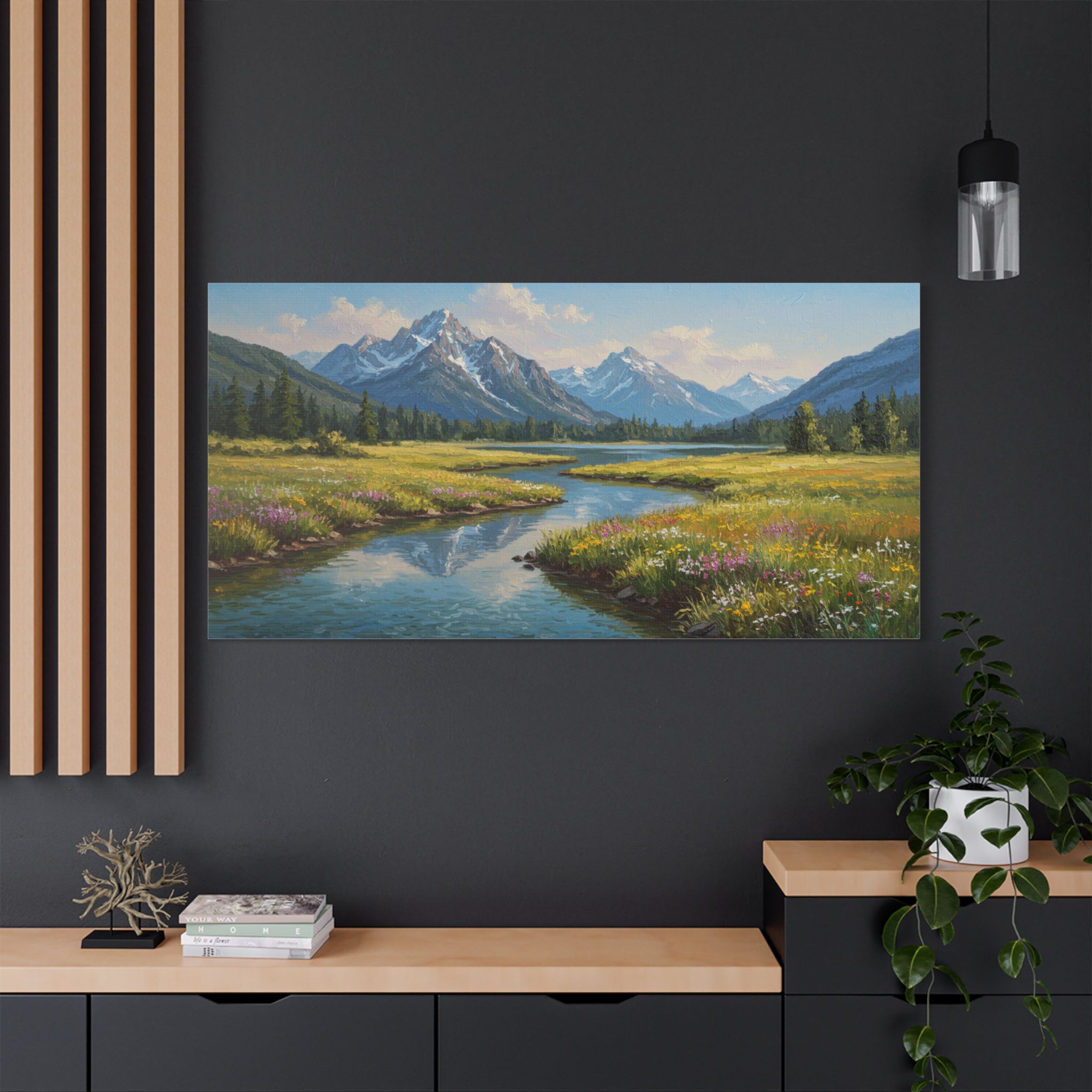 Swiss Valley Collection - Crystal Clear Dreams - Luxury Canvas - Image 4