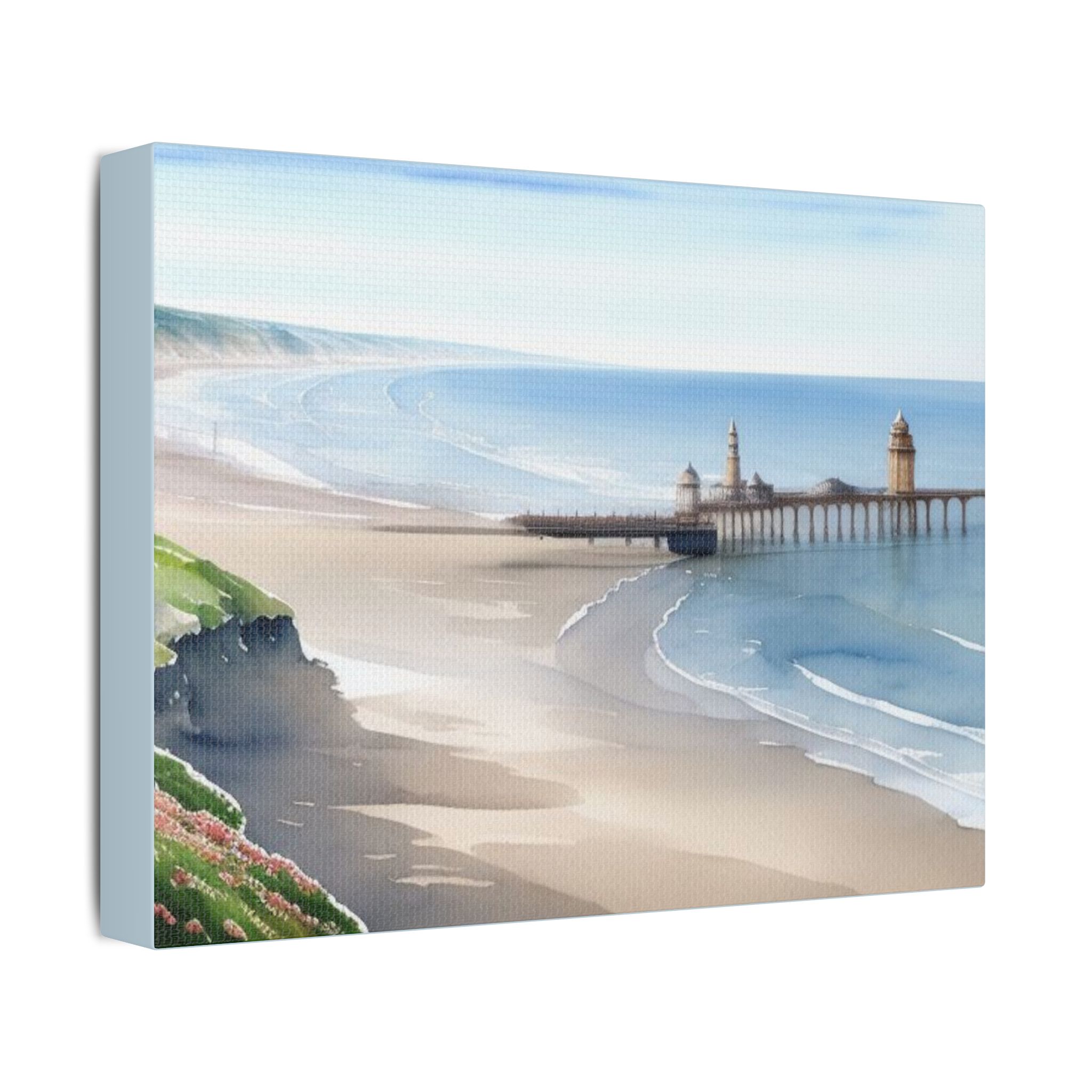 Canvas Art Print - The Seaside Collection This Is Blackpool Coastline - Image 10