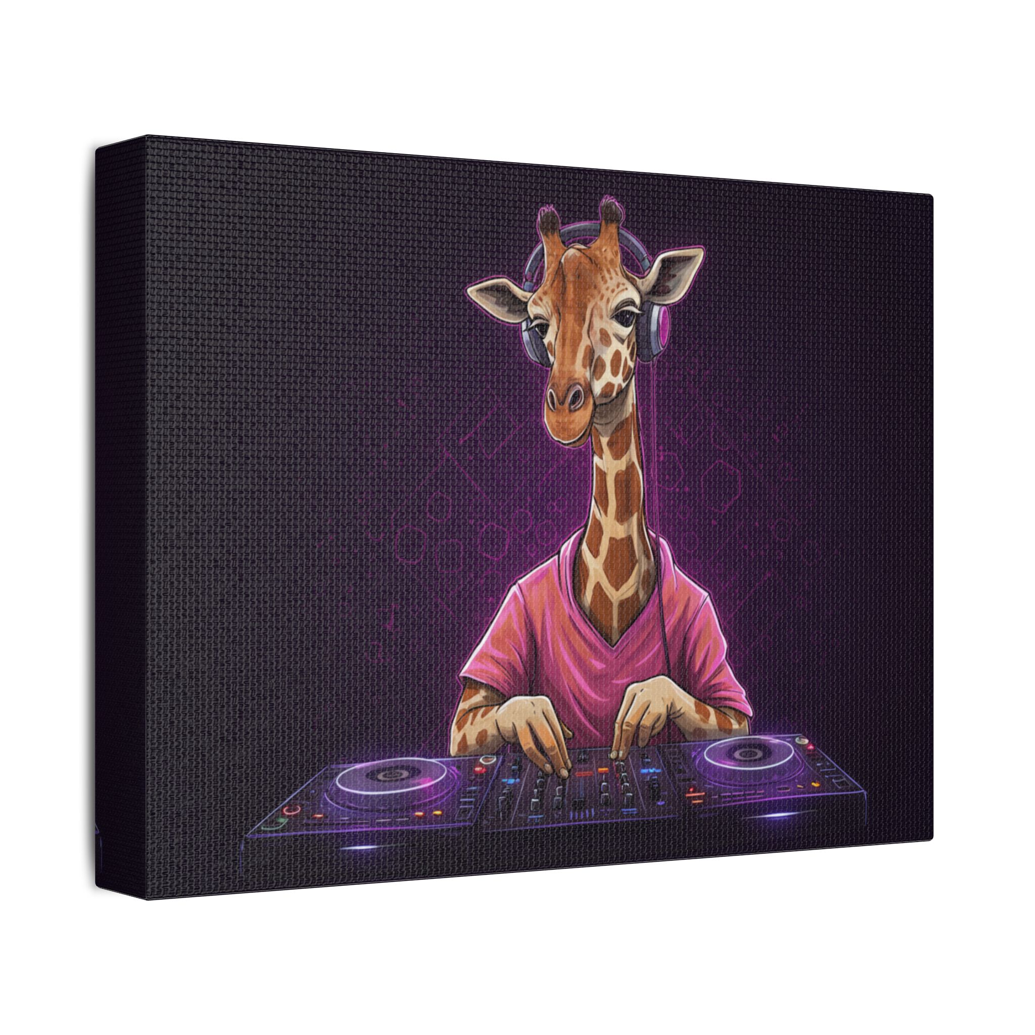 DJ Zoo™ - Giraffe Vibes - Limited Canvas - Image 10