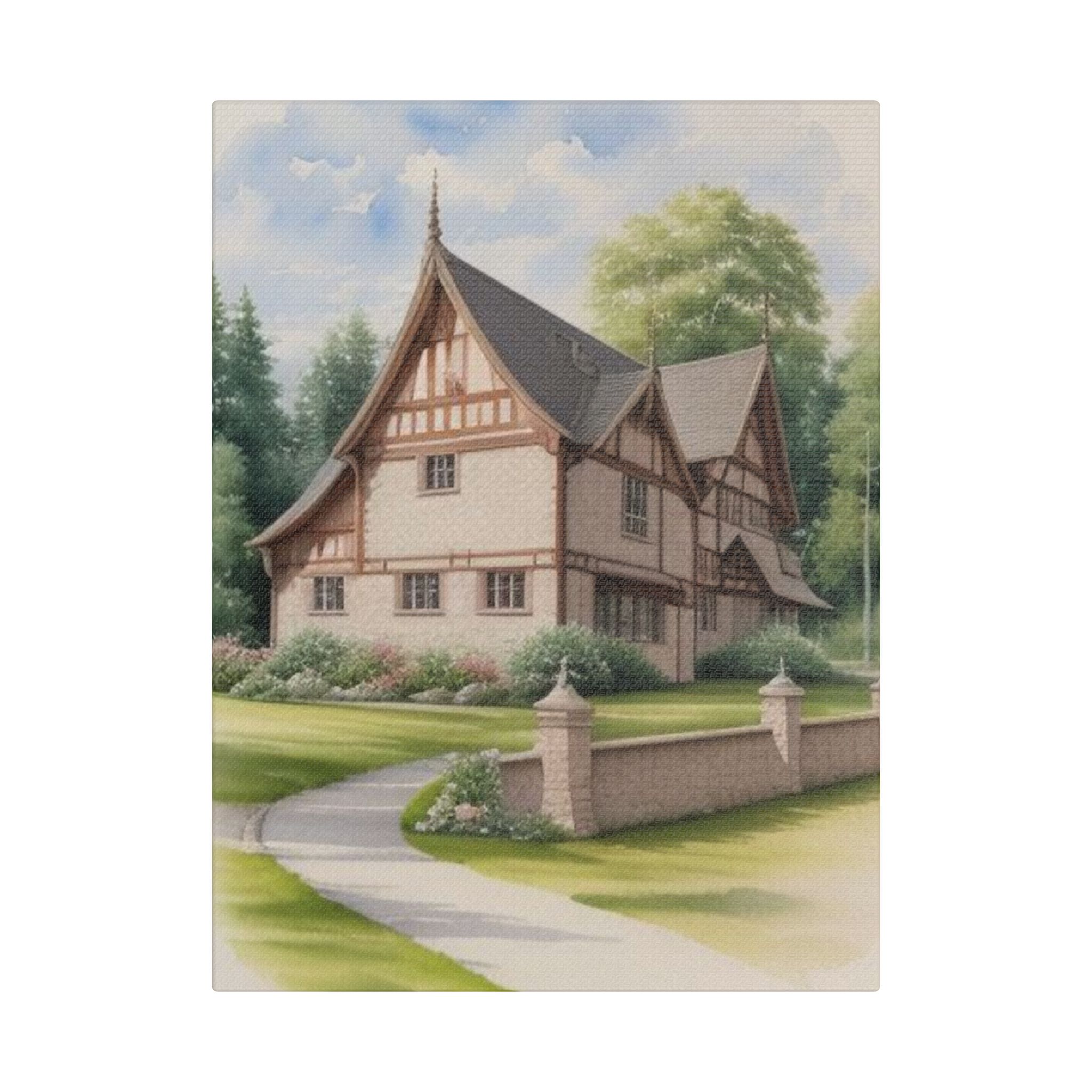 Canvas Art: The Worcestershire Collection Spring House In Worcester - Image 9