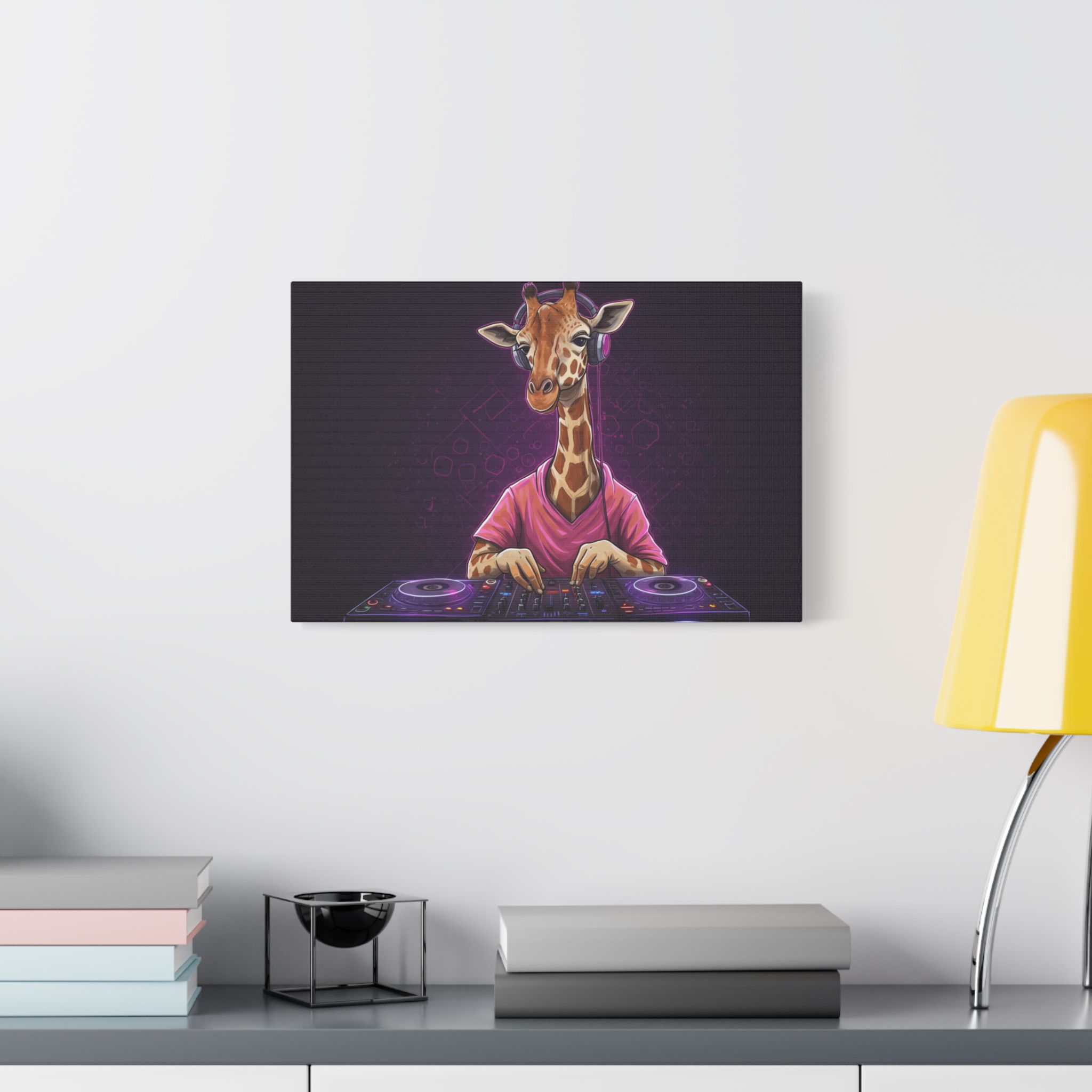 DJ Zoo™ - Giraffe Vibes - Limited Canvas - Image 15