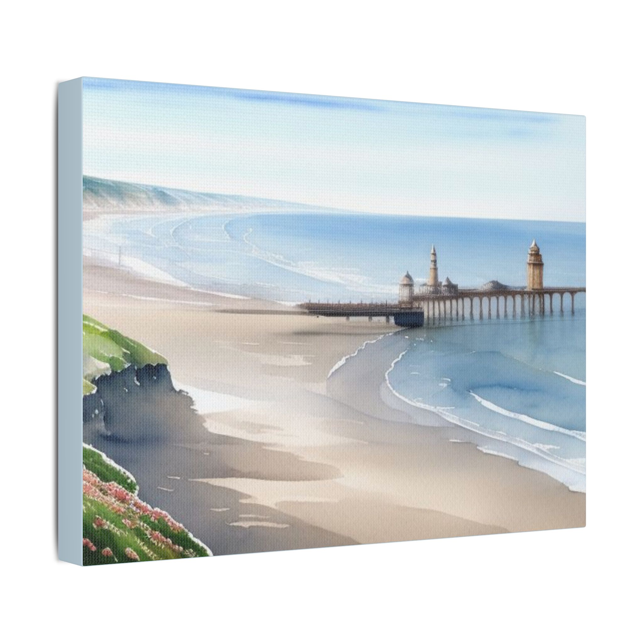 Canvas Art Print - The Seaside Collection This Is Blackpool Coastline - Image 18
