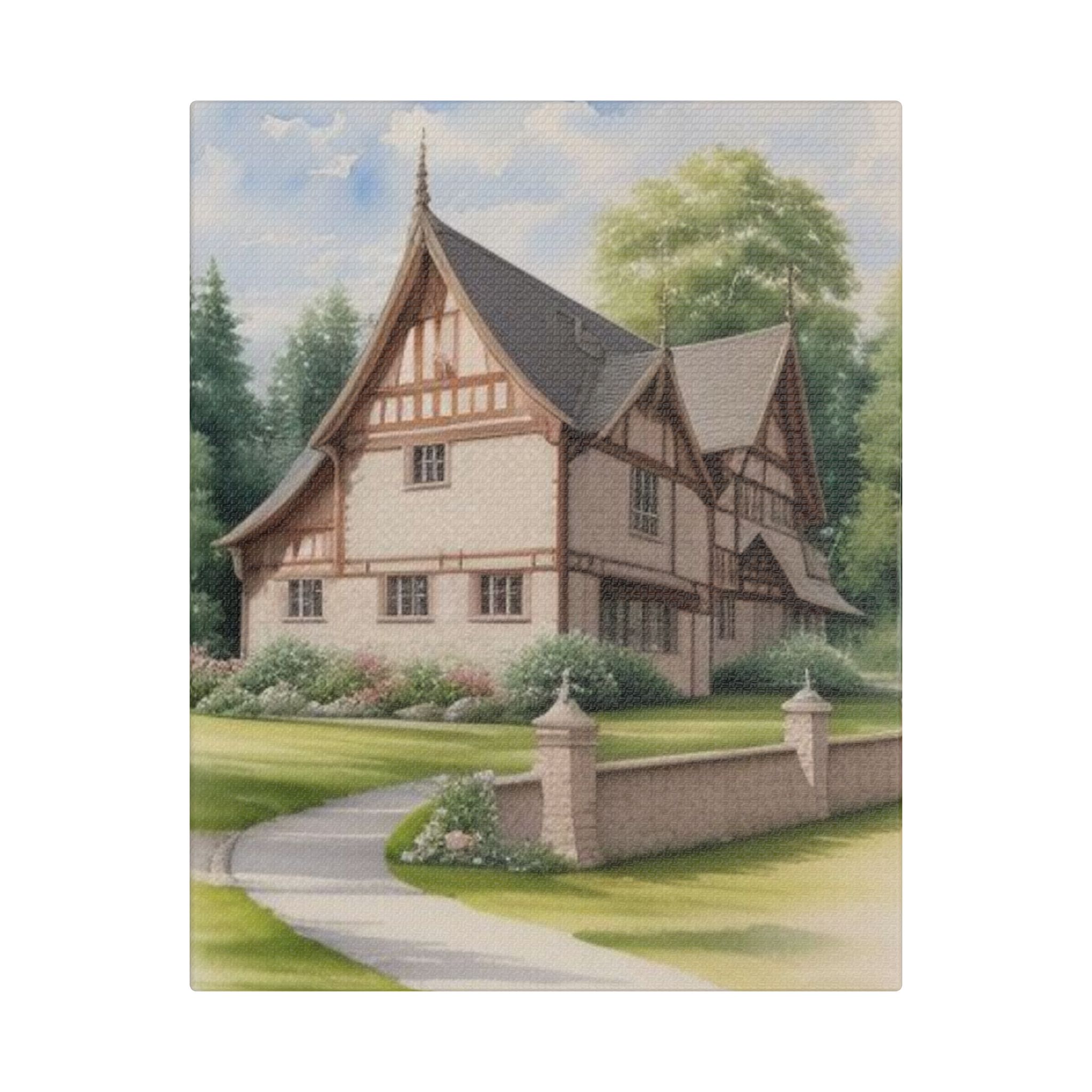 Canvas Art: The Worcestershire Collection Spring House In Worcester - Image 5