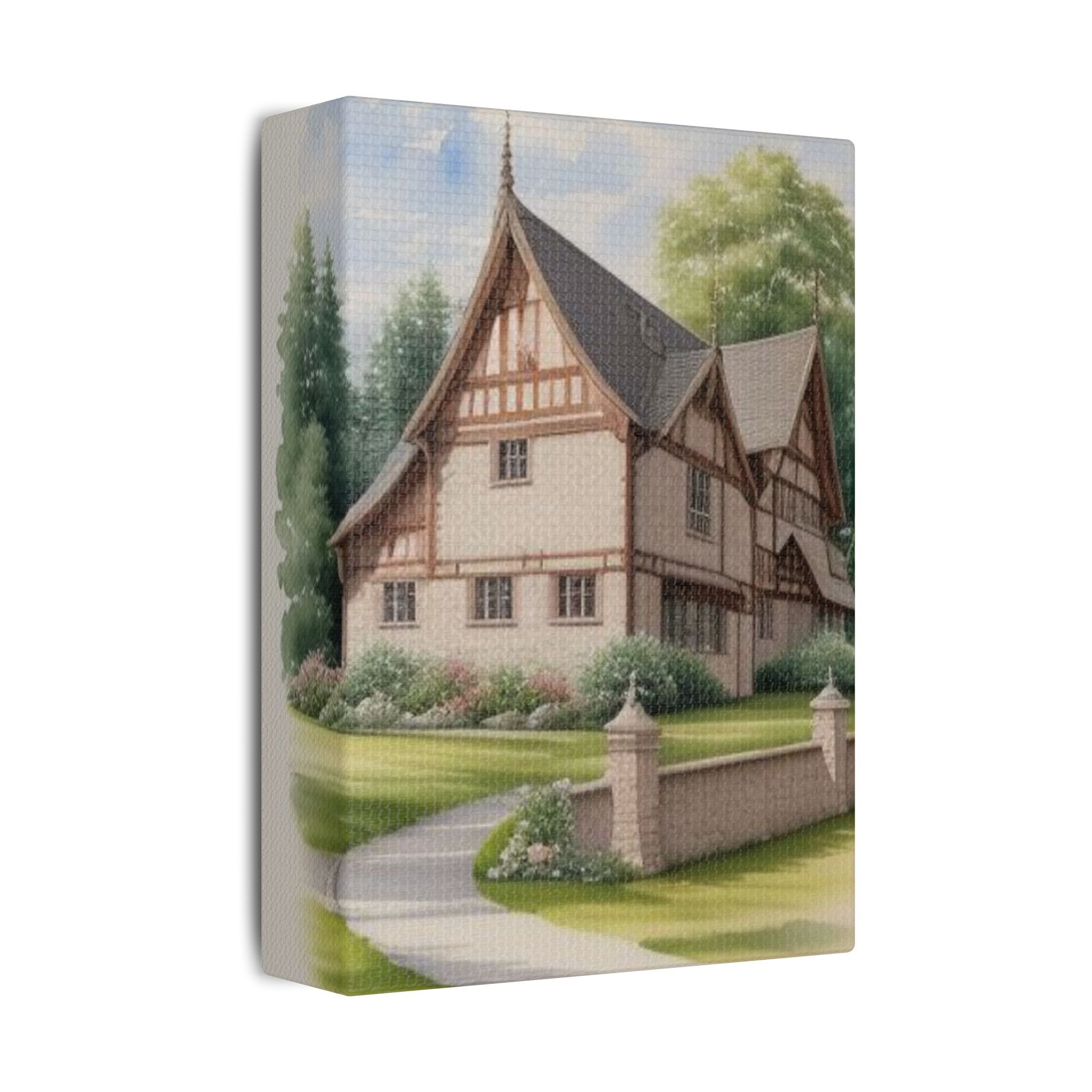 Canvas Art: The Worcestershire Collection Spring House In Worcester - Image 2
