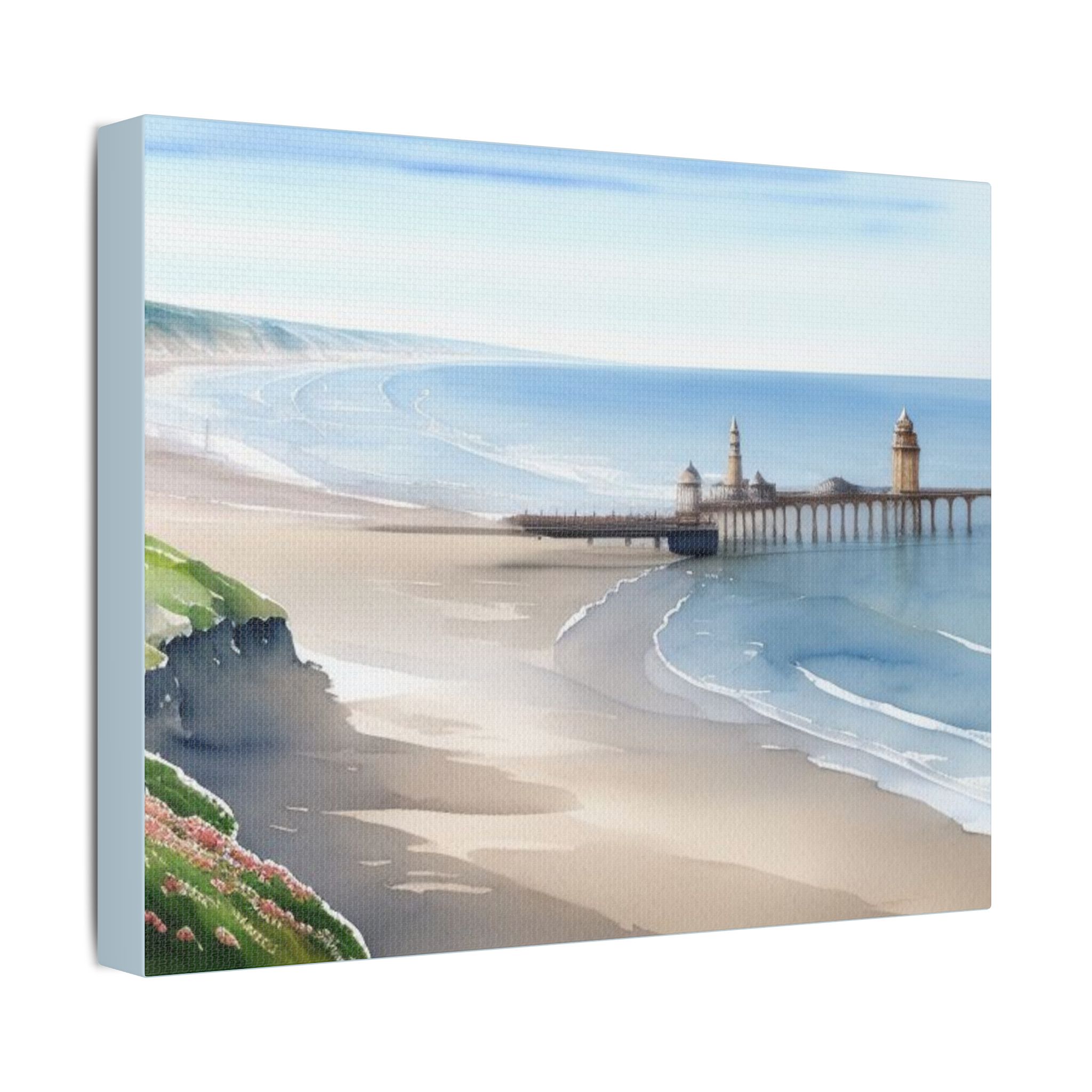 Canvas Art Print - The Seaside Collection This Is Blackpool Coastline - Image 14