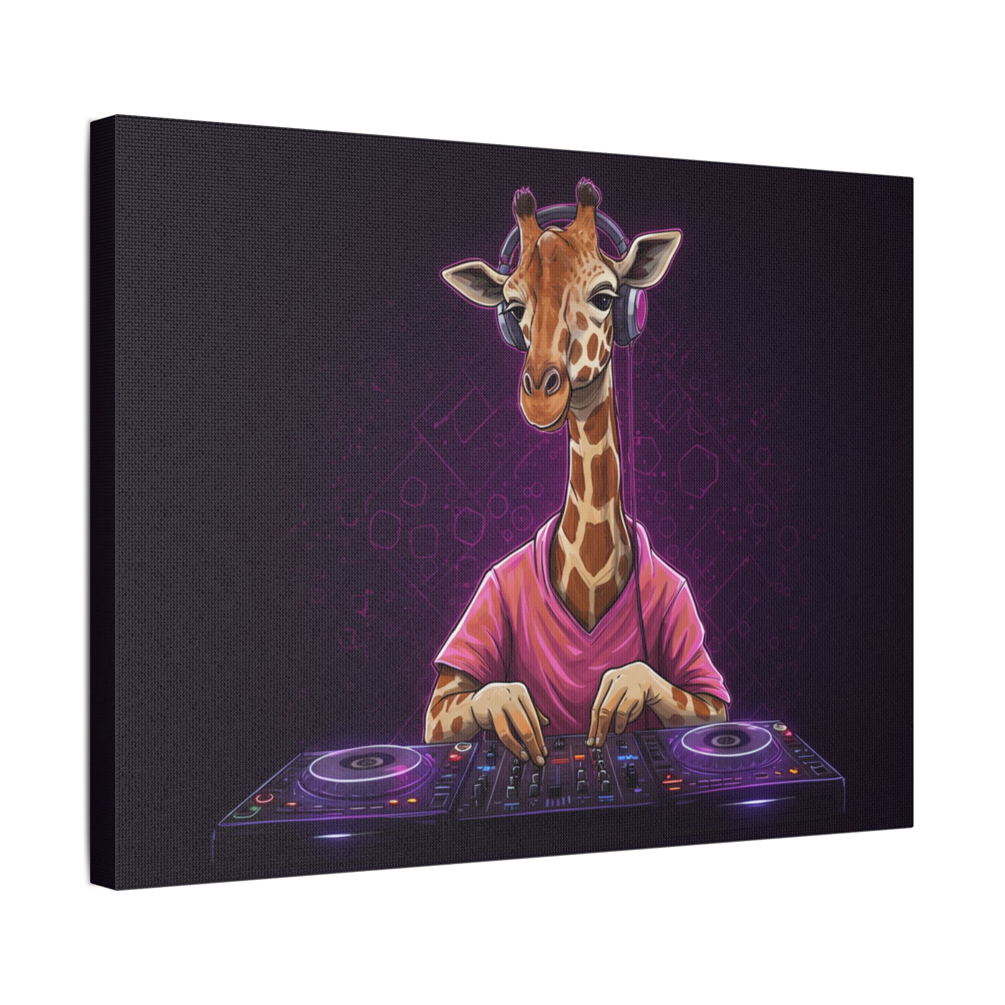 DJ Zoo™ - Giraffe Vibes - Limited Canvas - Image 18