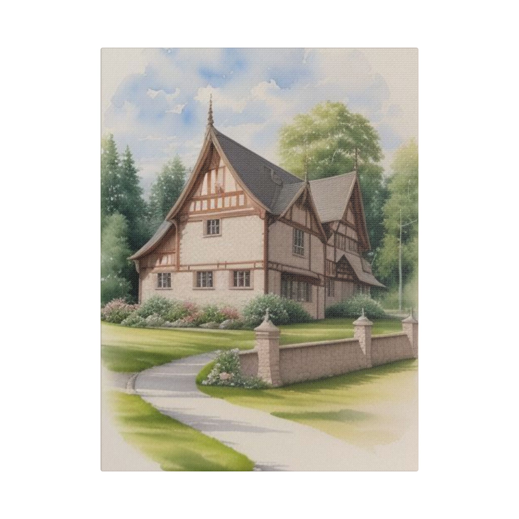 Canvas Art: The Worcestershire Collection Spring House In Worcester - Image 17