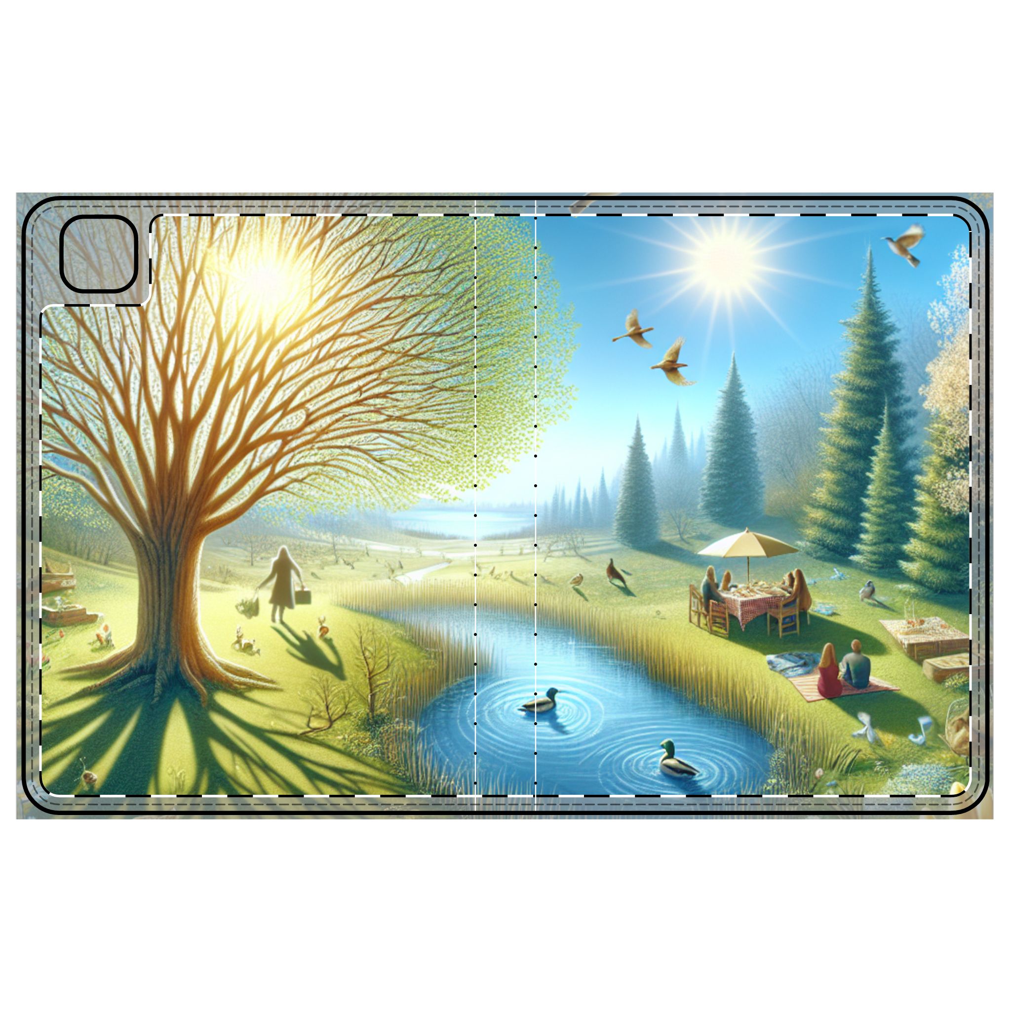 Ipad Case - The Very First Day Of Spring Tablet Cover