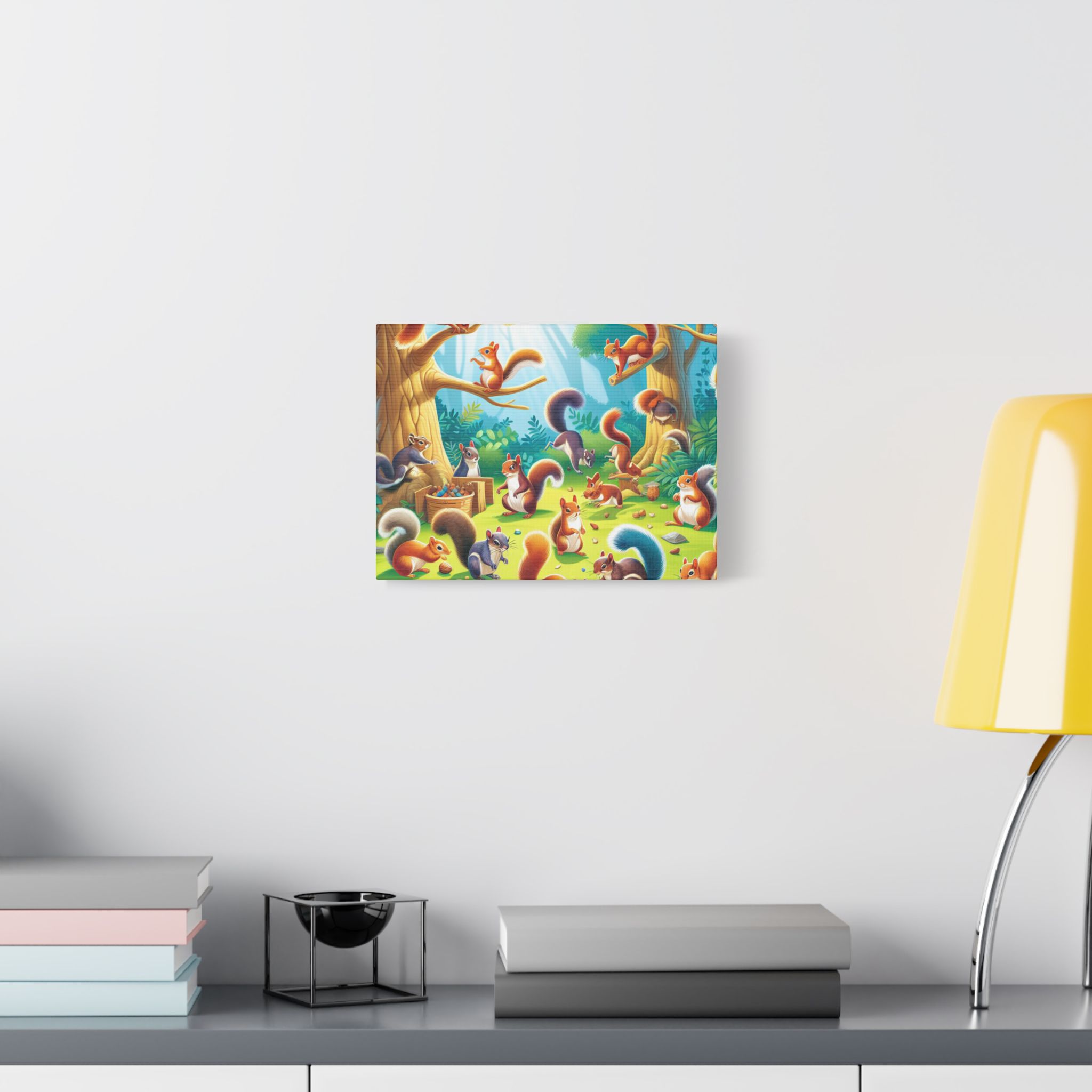 Canvas Print Squirrels In Spring Time - Image 11