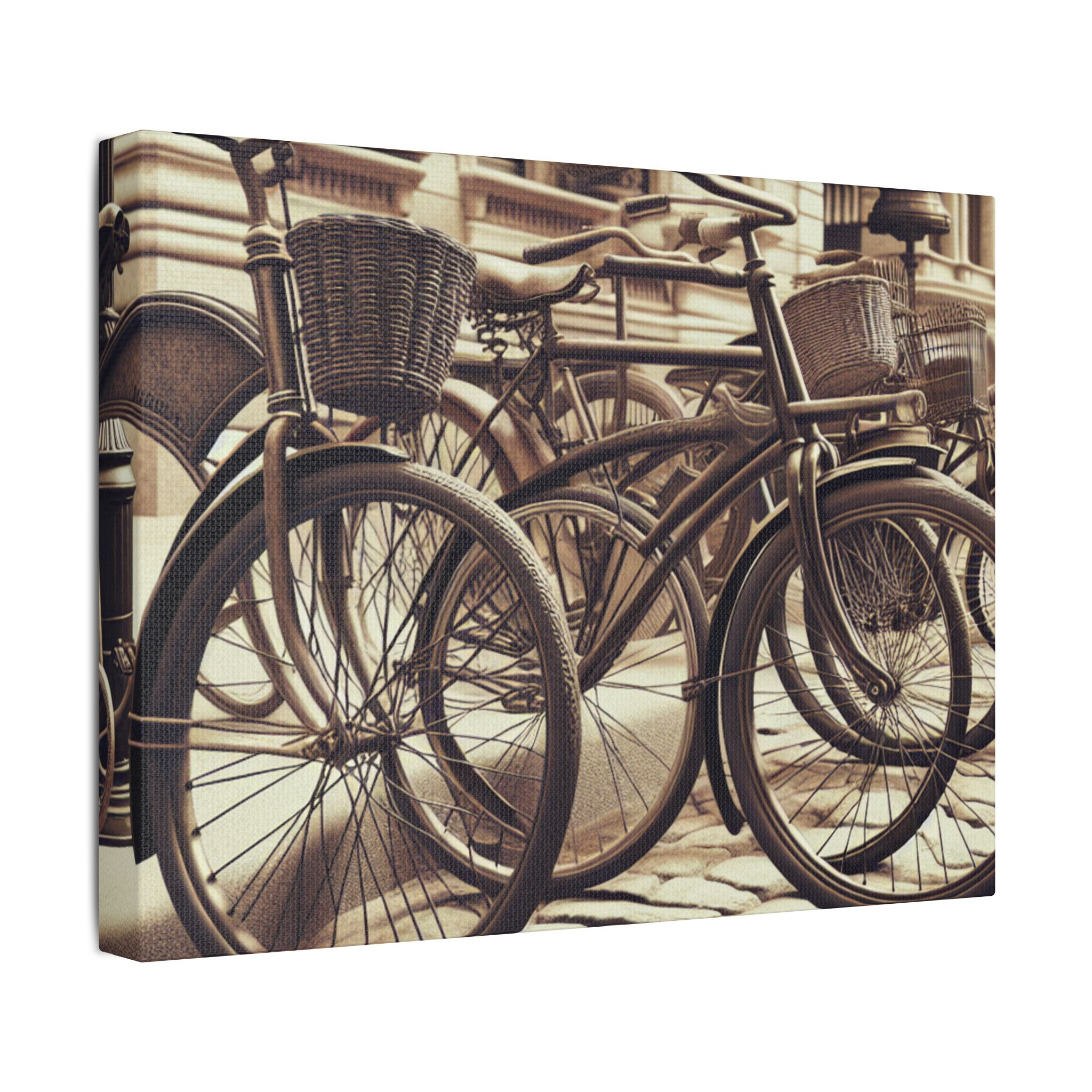 Canvas Wall Art - Lets Go On A Bicycle Race Satin Print - Image 18