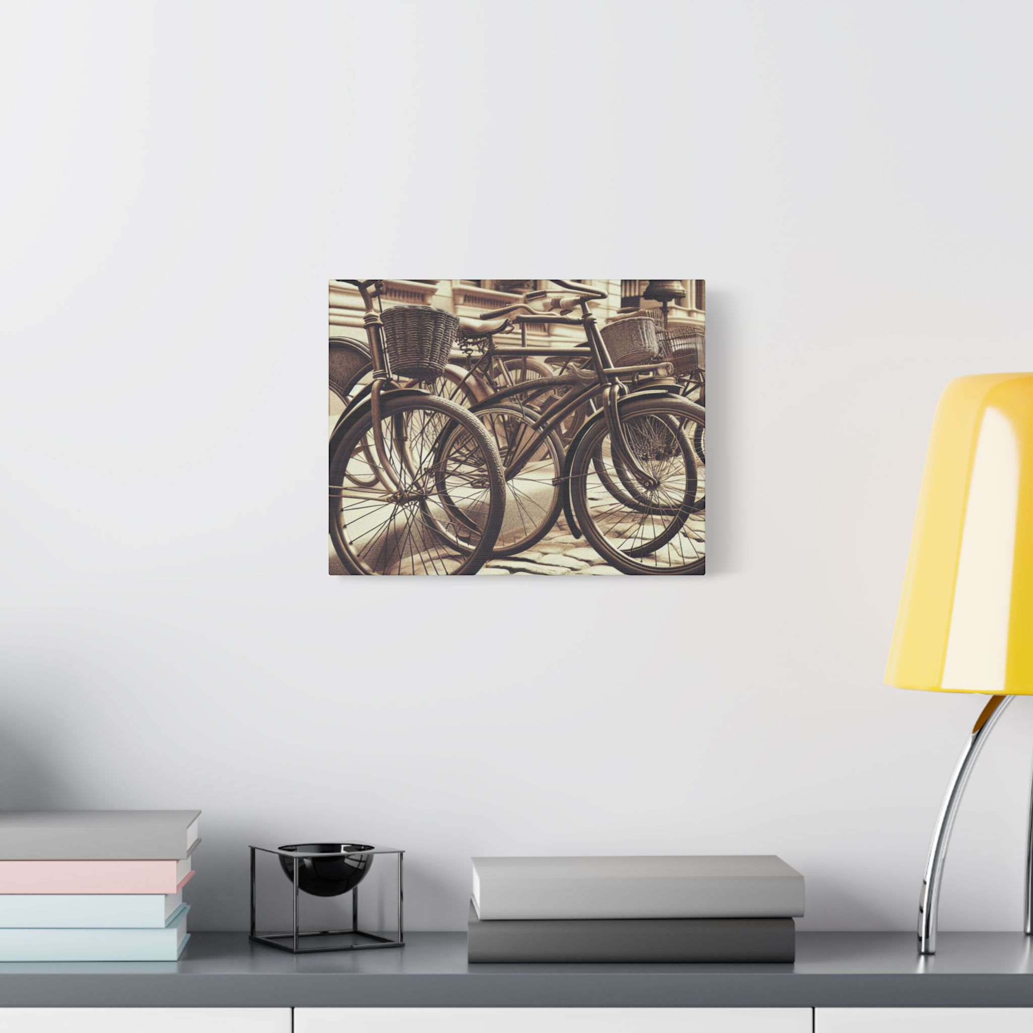 Canvas Wall Art - Lets Go On A Bicycle Race Satin Print - Image 15