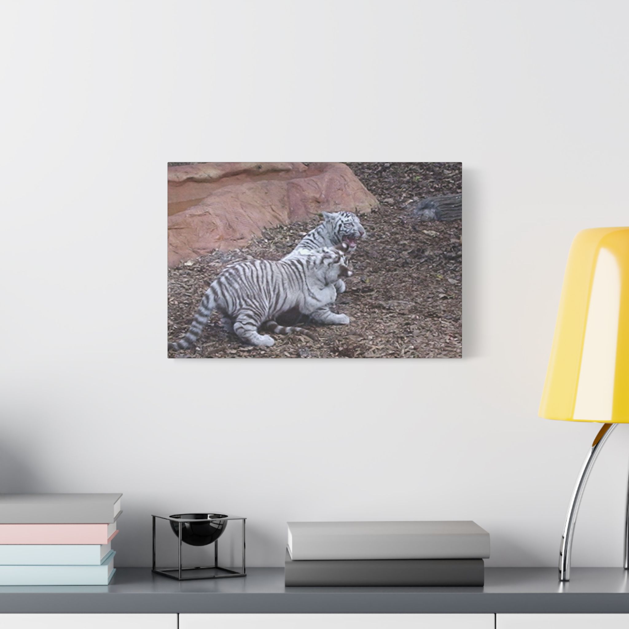 Canvas Wall Art Baby Tiger's Come On Let's Play - Image 19