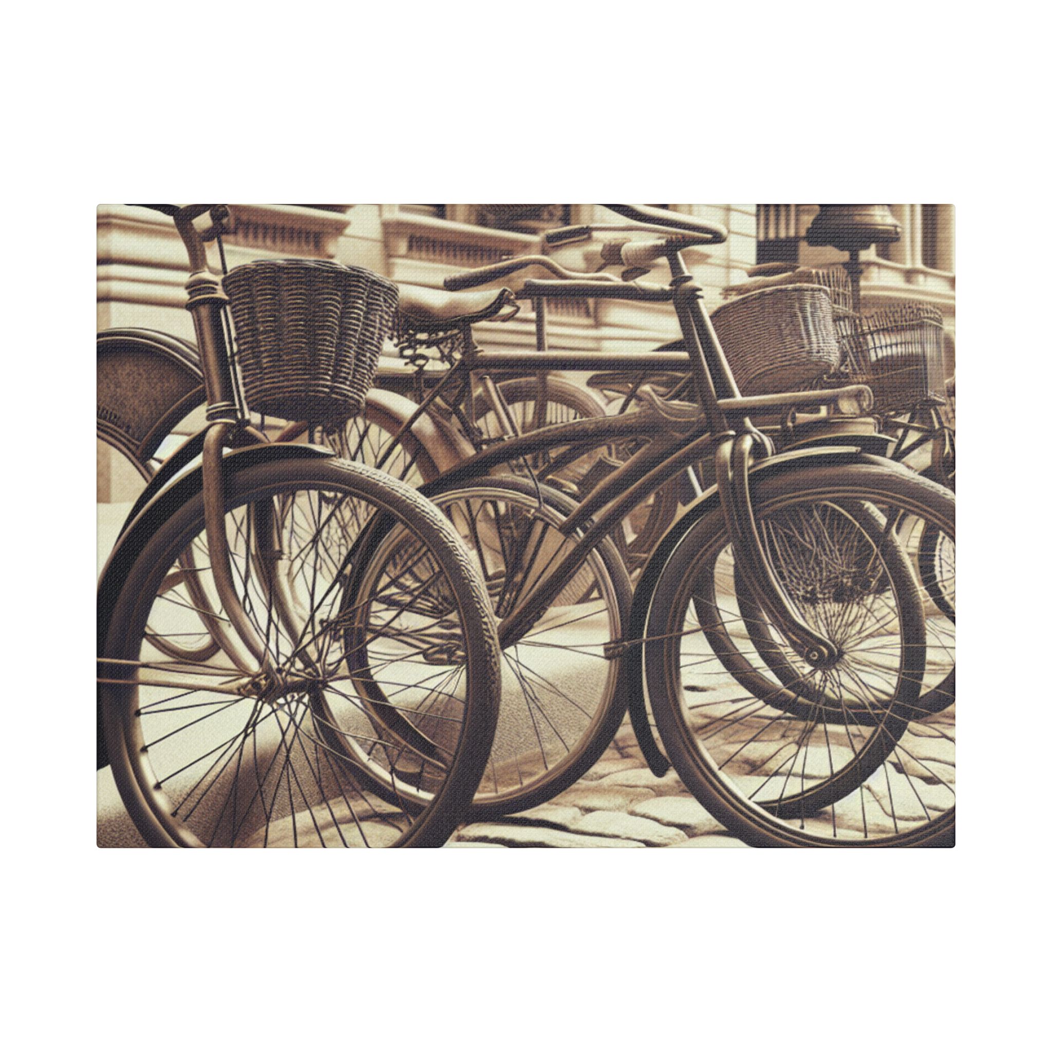 Canvas Wall Art - Lets Go On A Bicycle Race Satin Print - Image 17